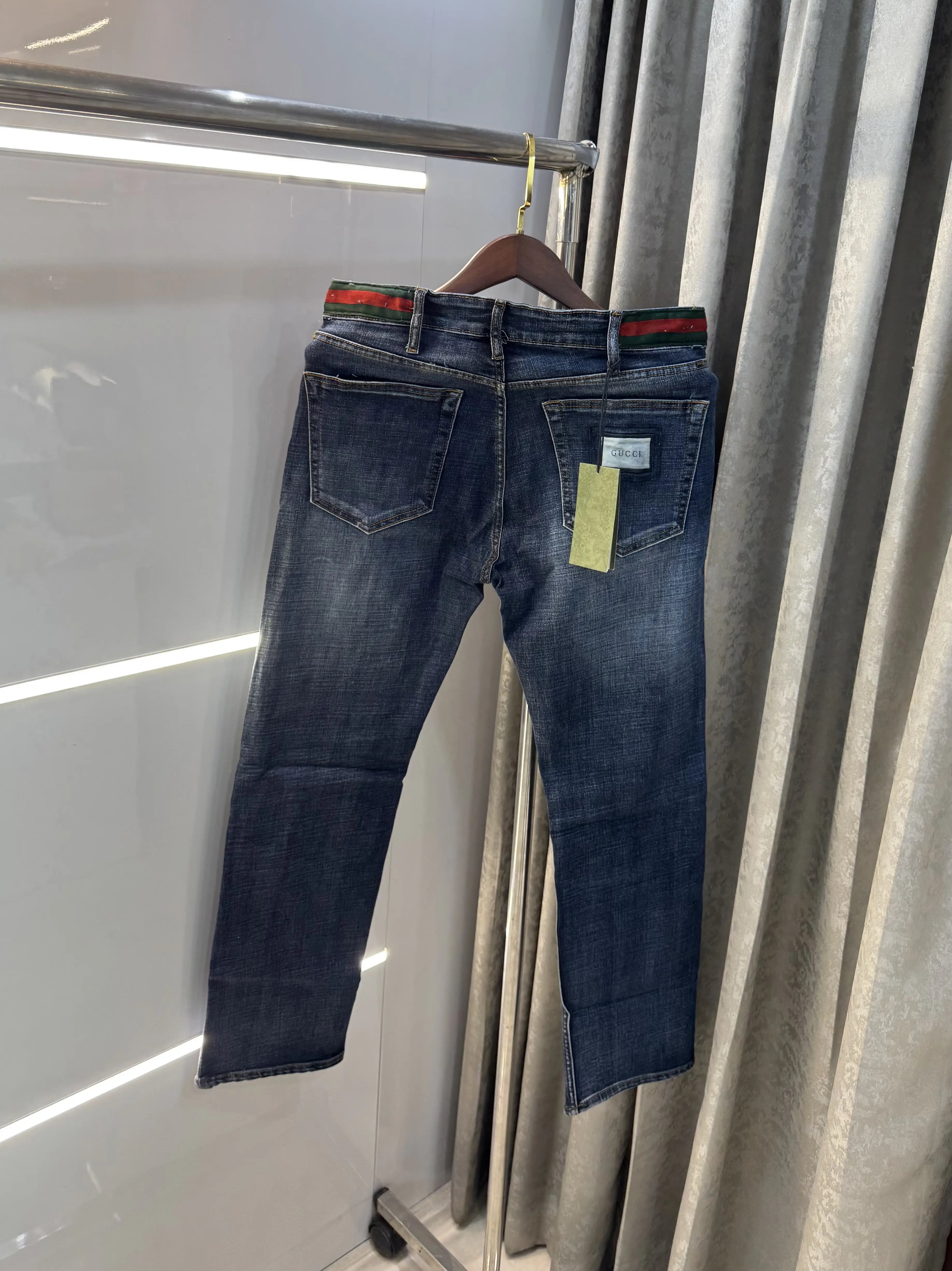 Gucc i Dark Blue Imported Premium Denim Main image