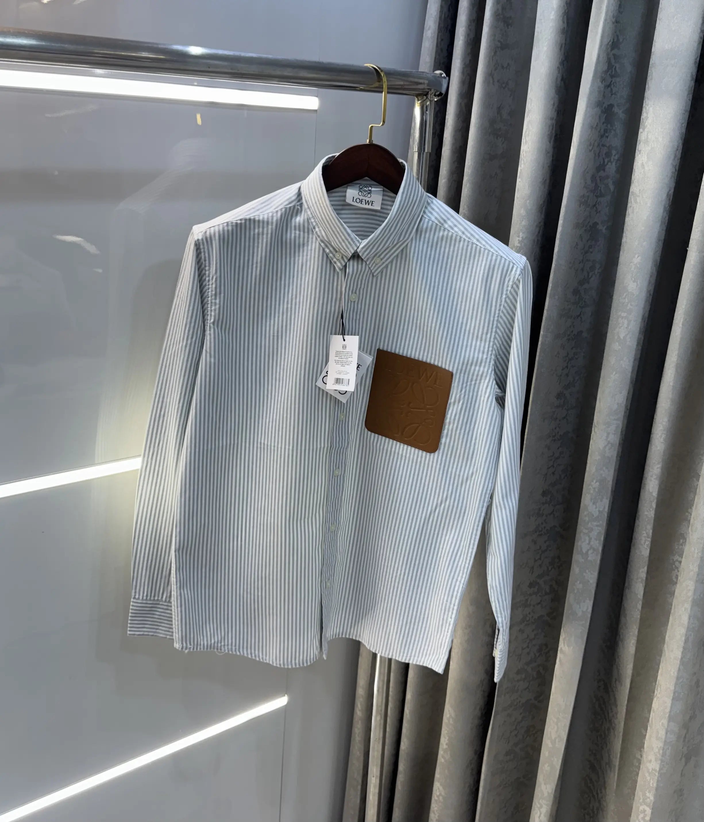Loewe Grey Logo Patch Imported Shirt Secondary image