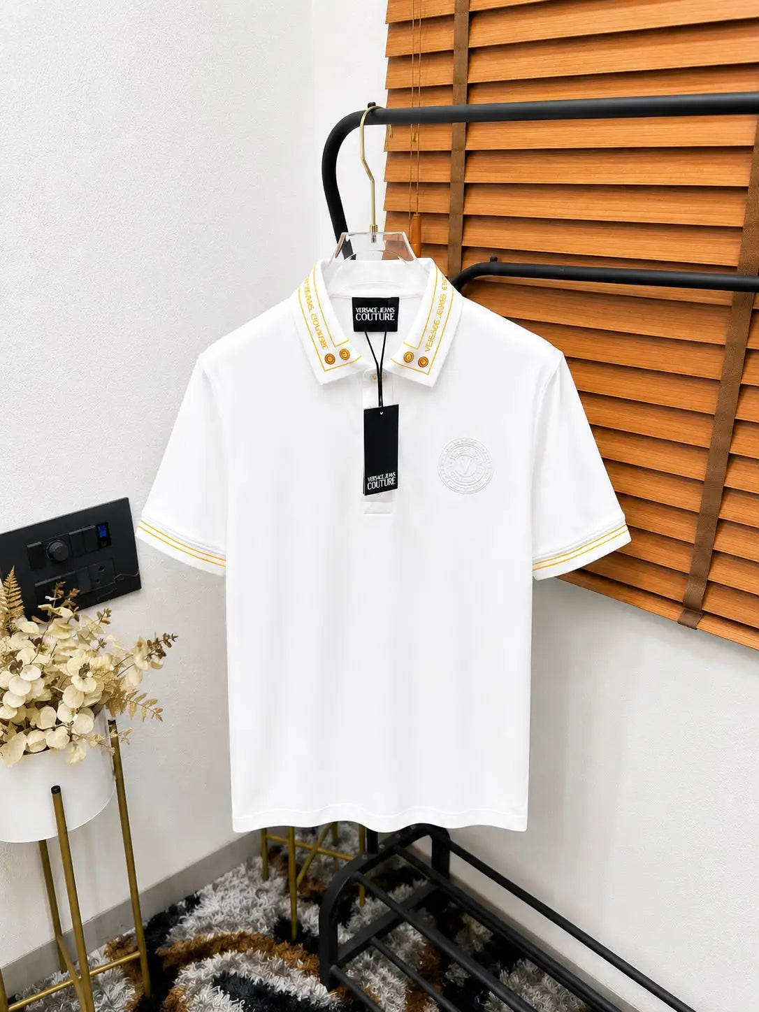 Versac_e Printed Imported Very Premium Classic Polo T-shirt (DN 546) Main image