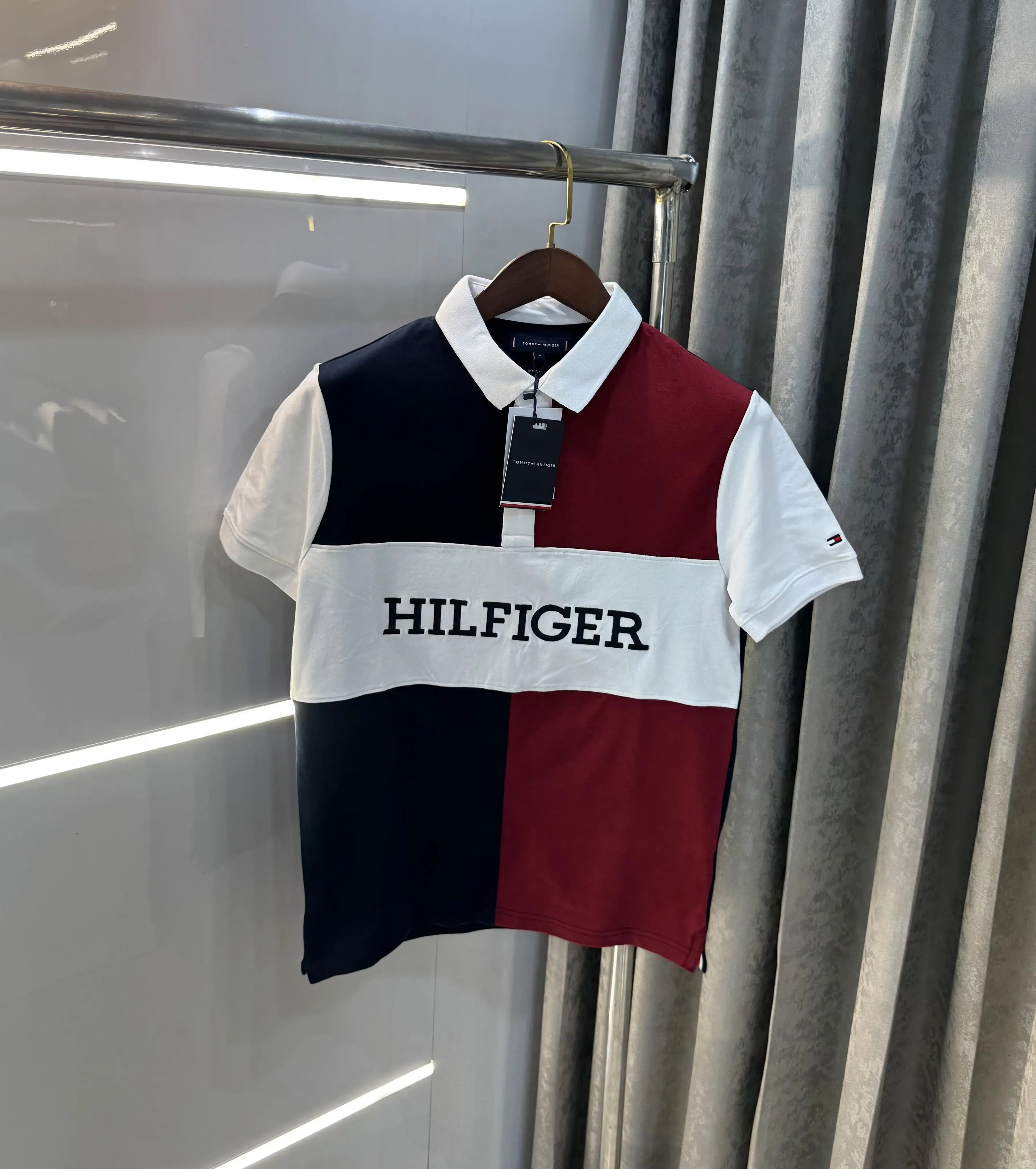 Tomm y Hilfiger White Premium Polo T-shirt