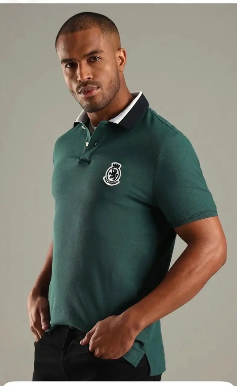 Tomm y Hilfiger Green Premium Polo T-shirt Secondary image