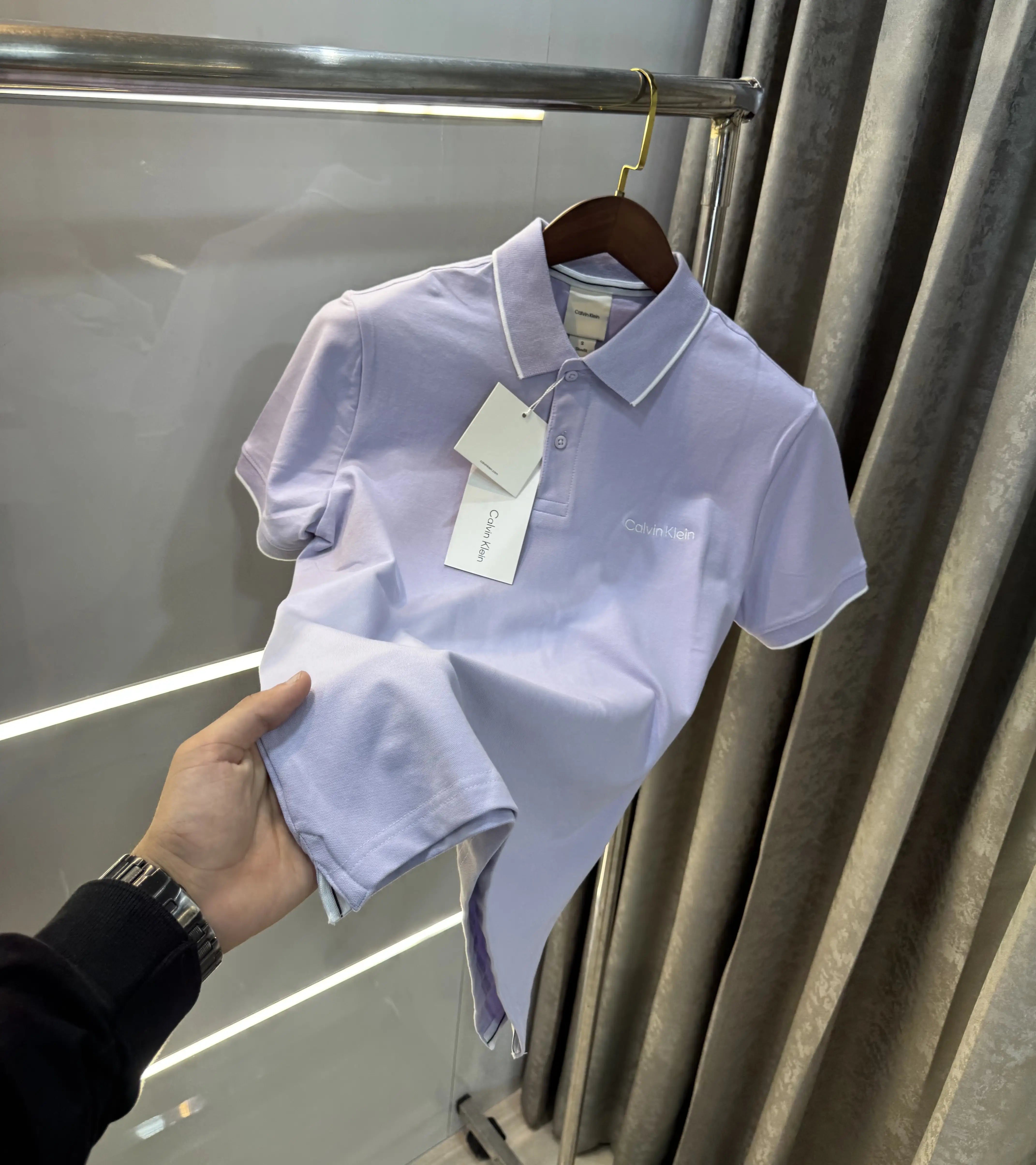 Calvin  Klein Purple Premium Polo T-Shirt Main image