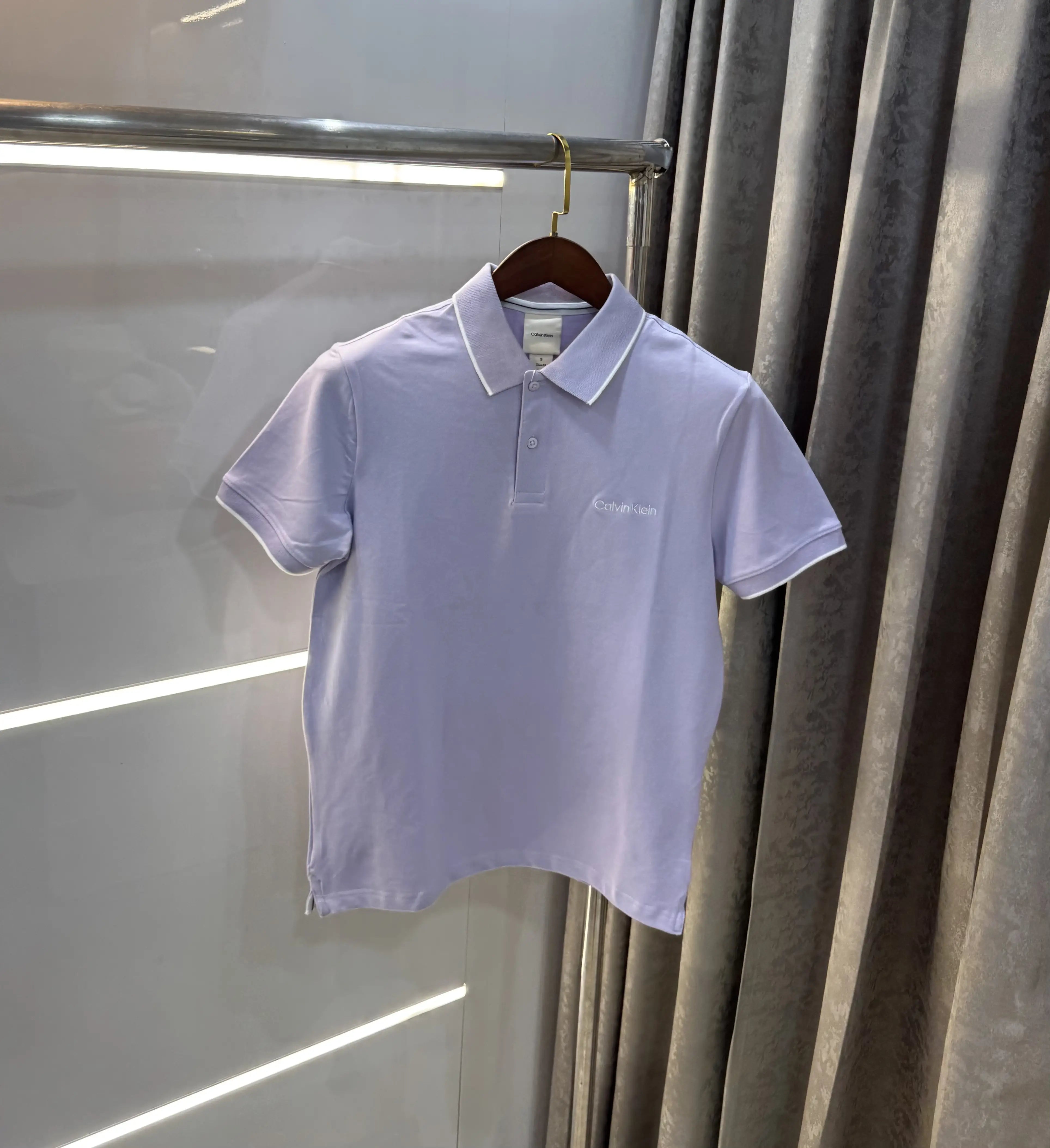 Calvin  Klein Purple Premium Polo T-Shirt Secondary image