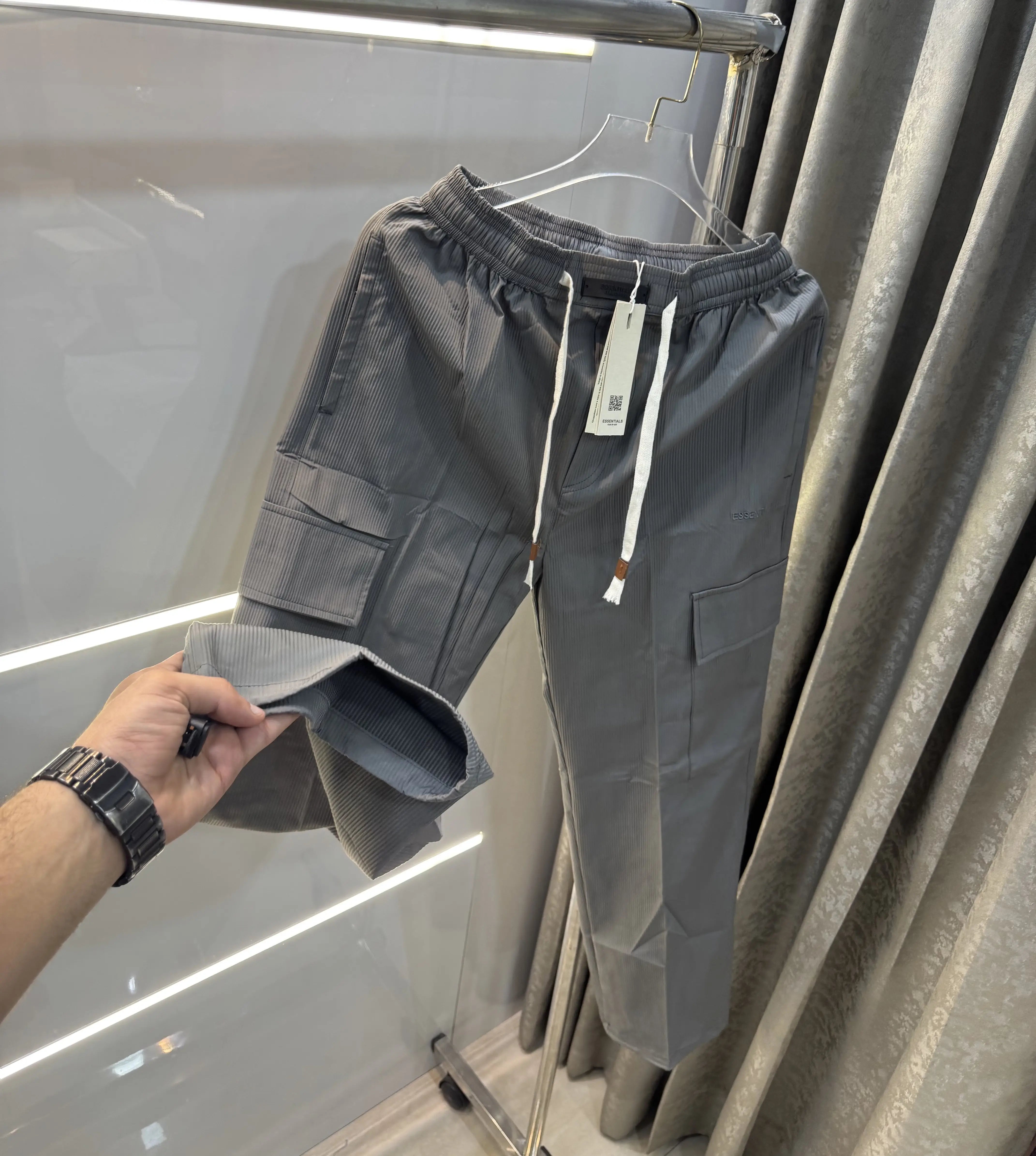 Essential Fear Of God Light Grey Imported Premium Trackpant Main image