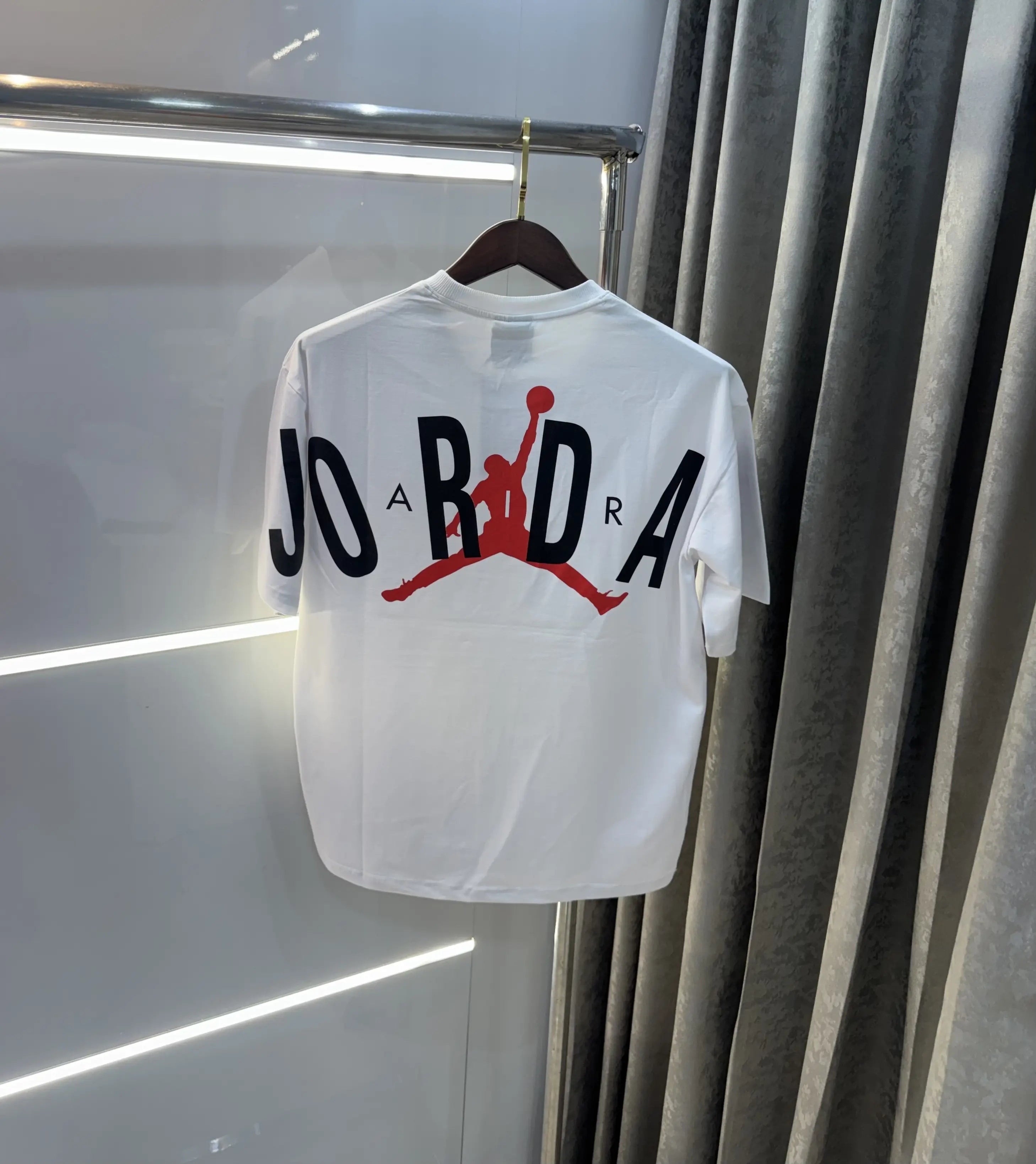 Air Jordan White Back Print Imported Oversized T-Shirt Secondary image