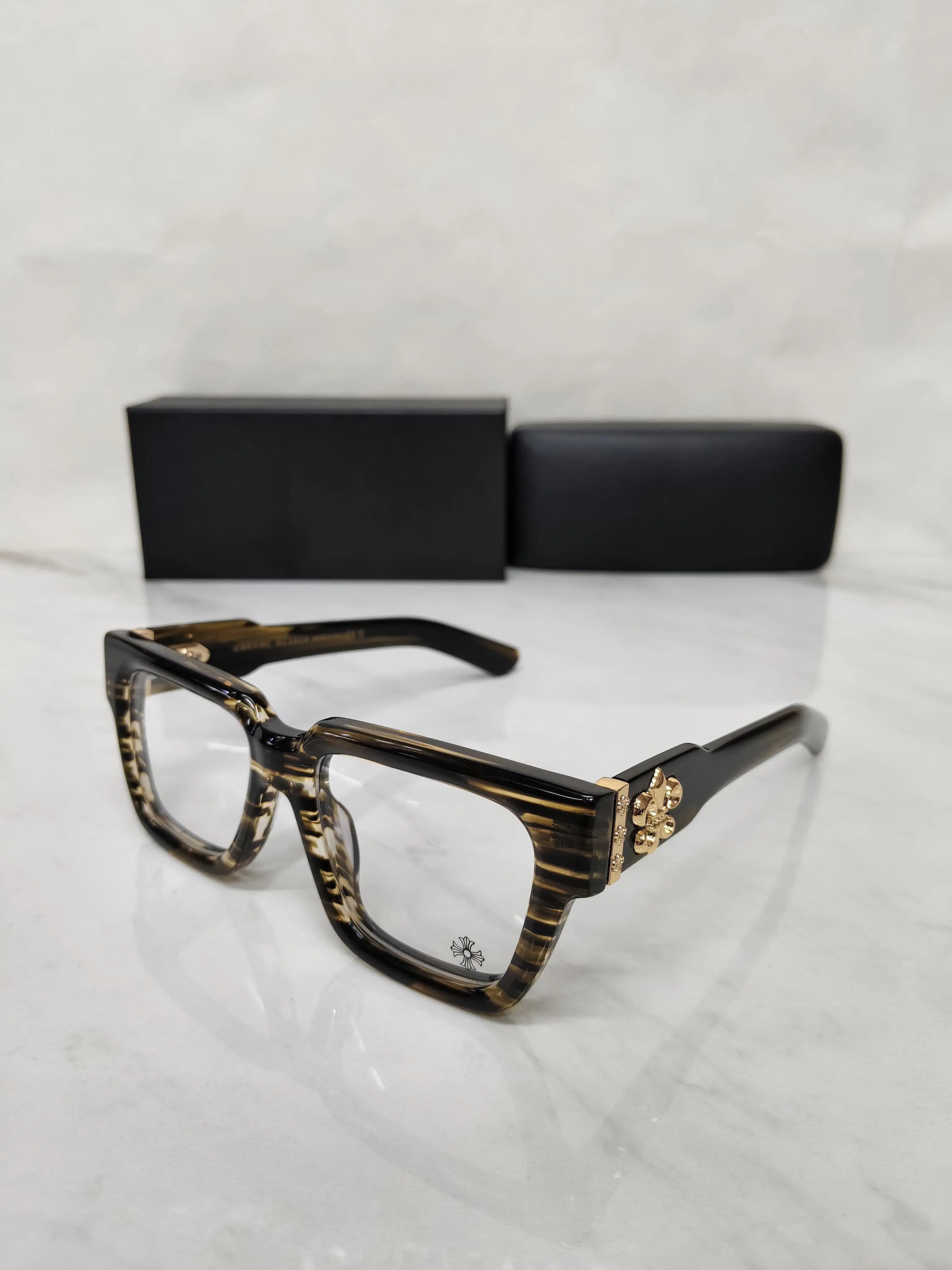 CHROME HEART 00552 GLOSS BLACK DARK HAVANA OG QUALITY