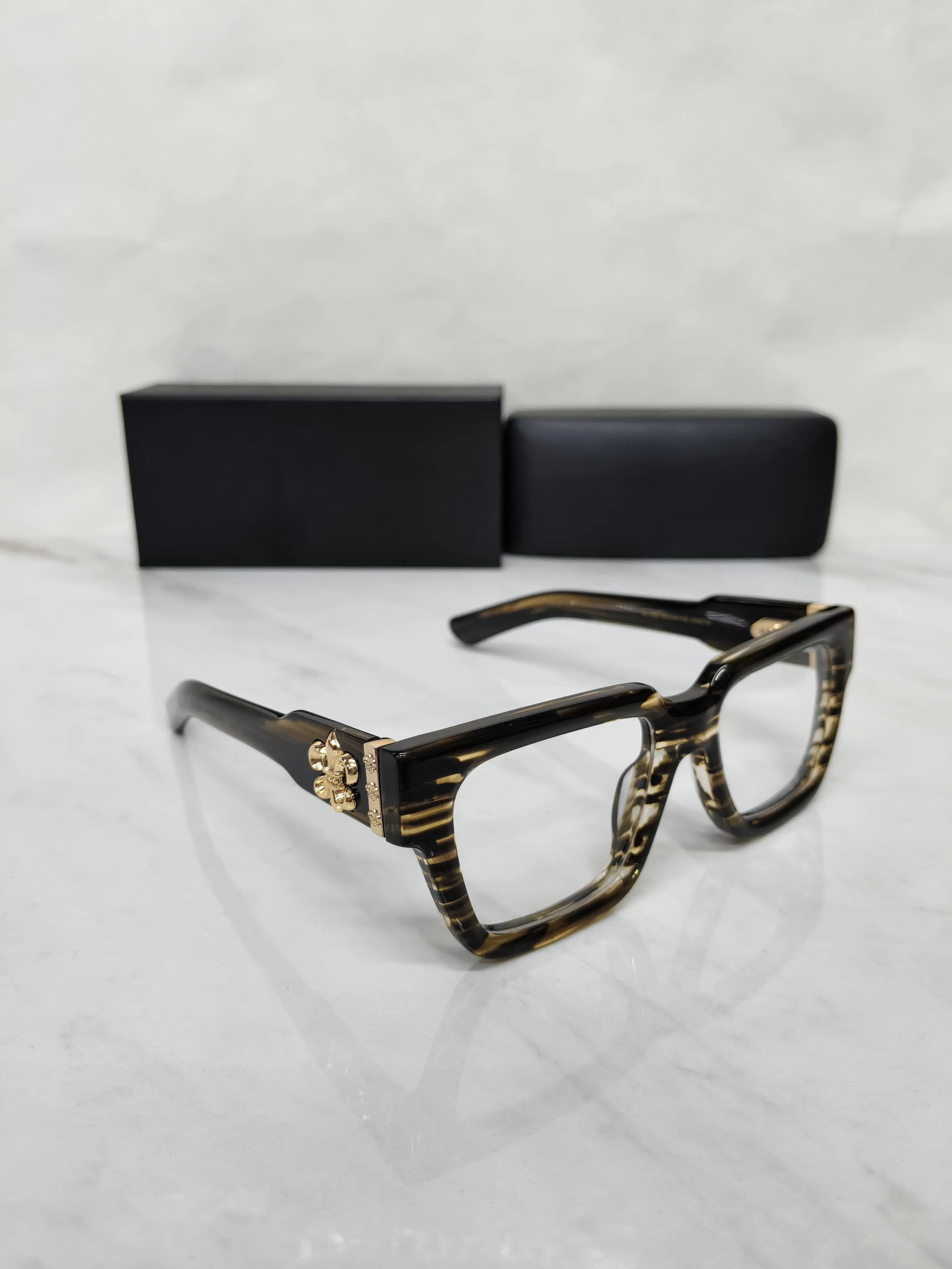 CHROME HEART 00552 GLOSS BLACK DARK HAVANA OG QUALITY