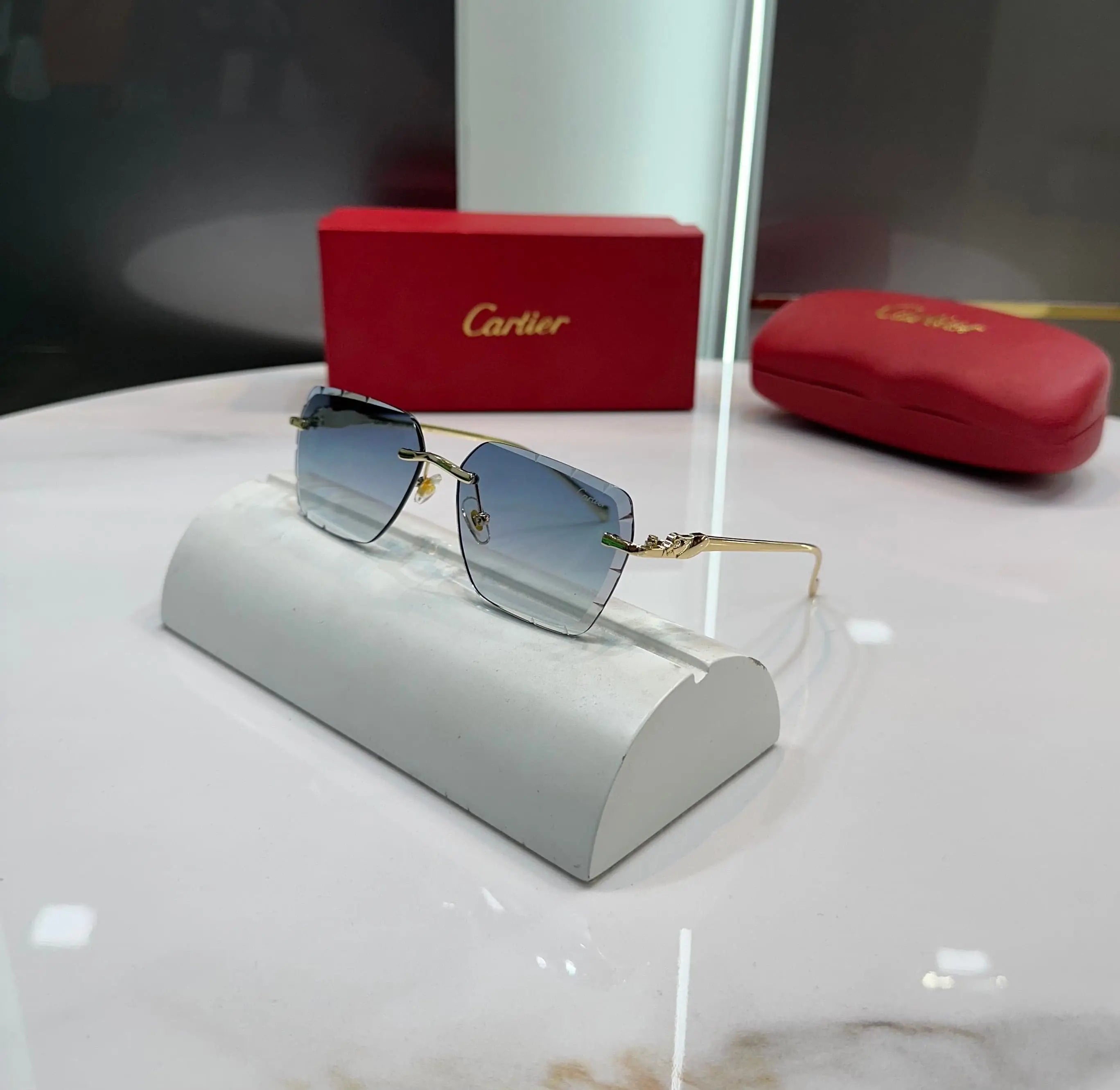 Cartie r Gold Blue Premium Shades 3079