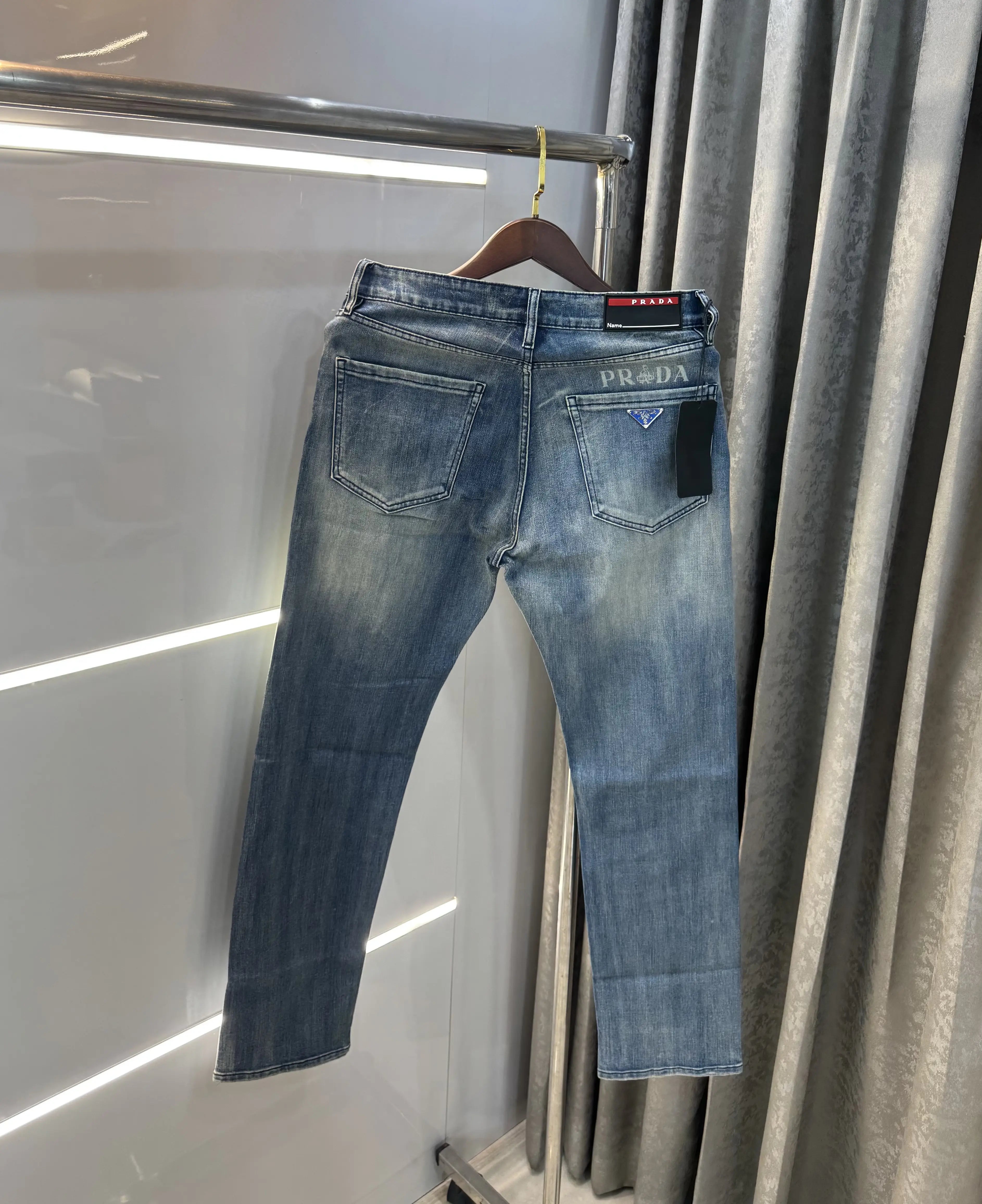 Prad a Milano Greenish Imported Premium Denim Main image