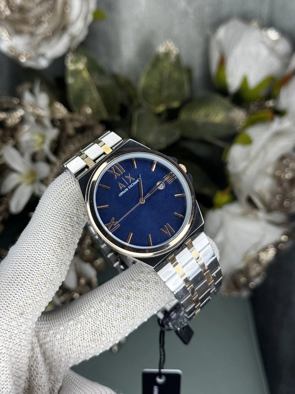 Arman i Exchange Dual Tone Blue Premium Watch