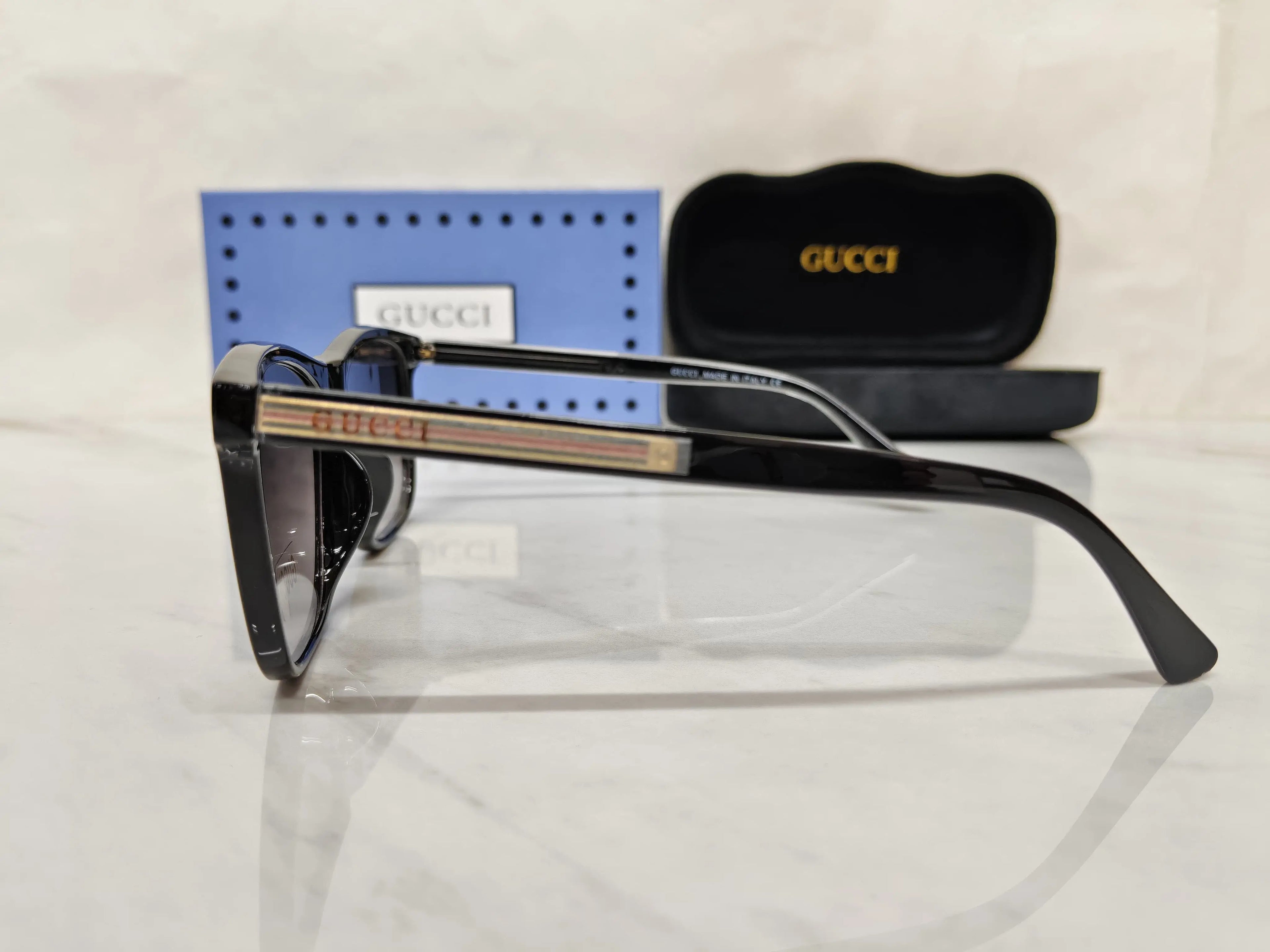 GUCCI 0381 BLACK GLOSSY