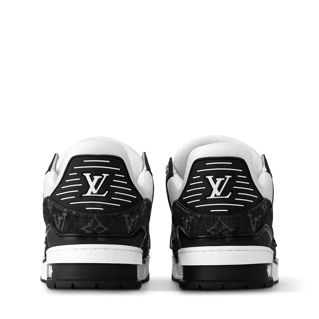 Louis Vuitton LV Trainer Monogram White Black Denim (140
