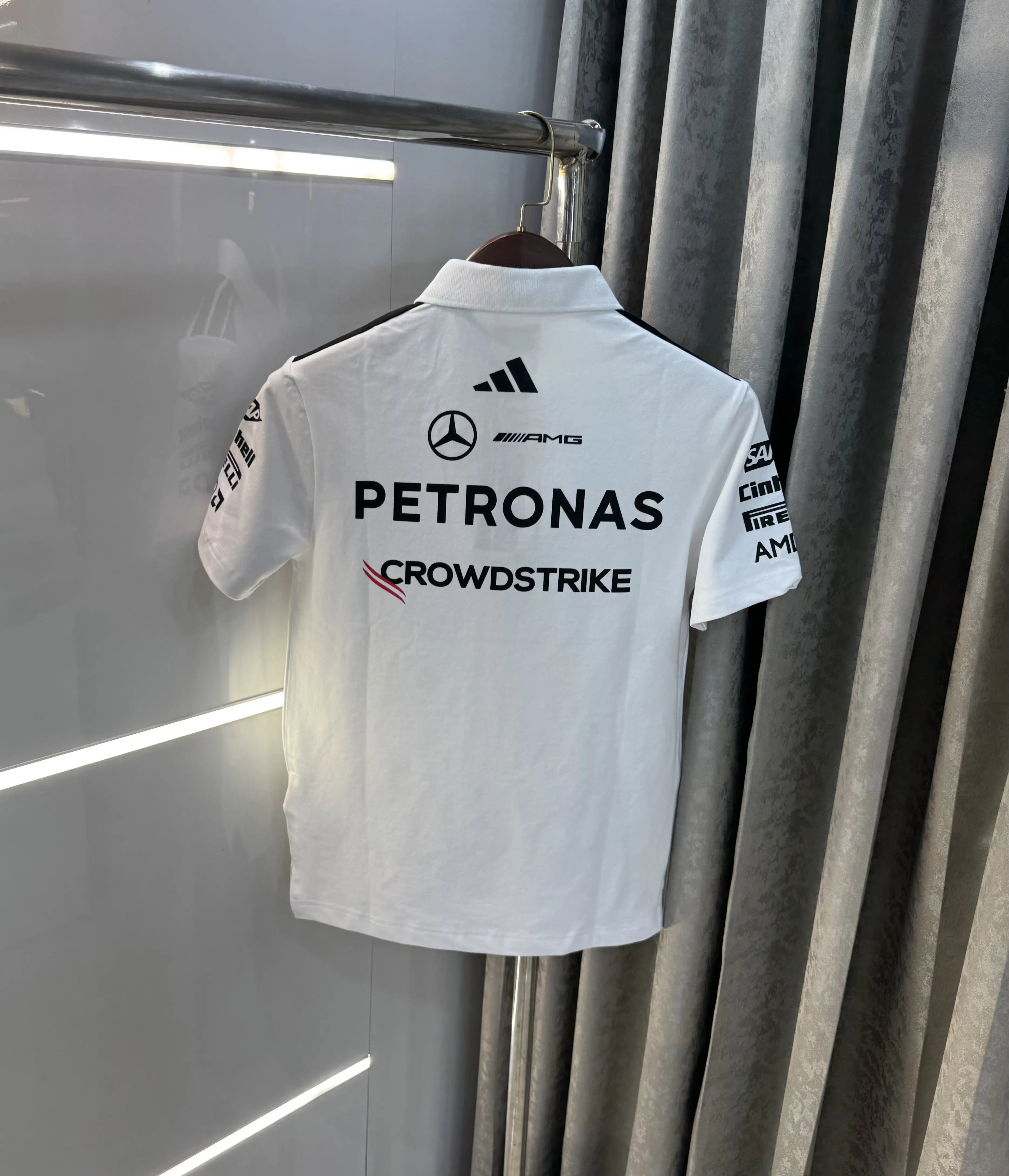 Adida s White Collab Premium Polo T-shirt