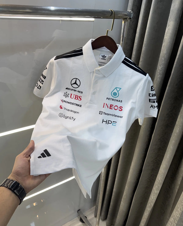 Adida s White Collab Premium Polo T-shirt