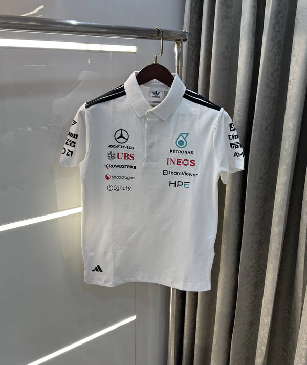 Adida s White Collab Premium Polo T-shirt