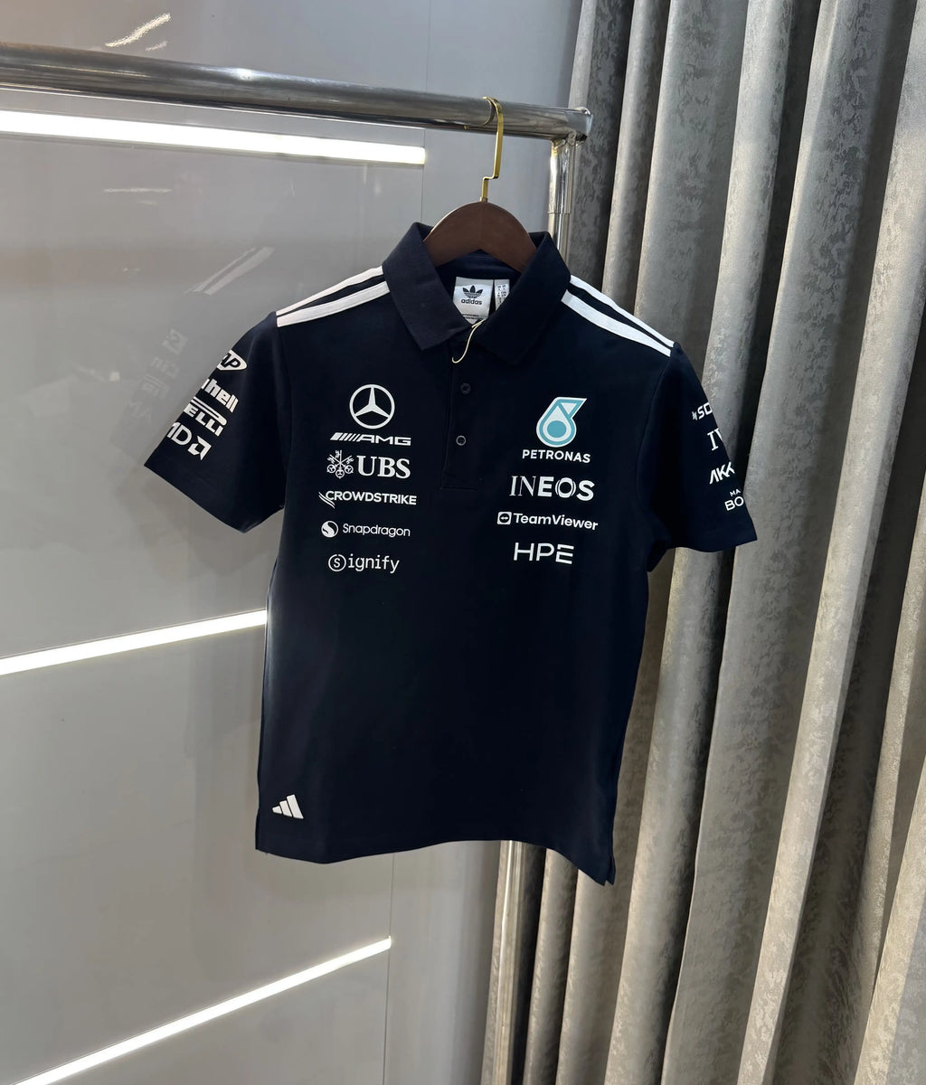 Adida s Navy Blue Collab Premium Polo T-shirt