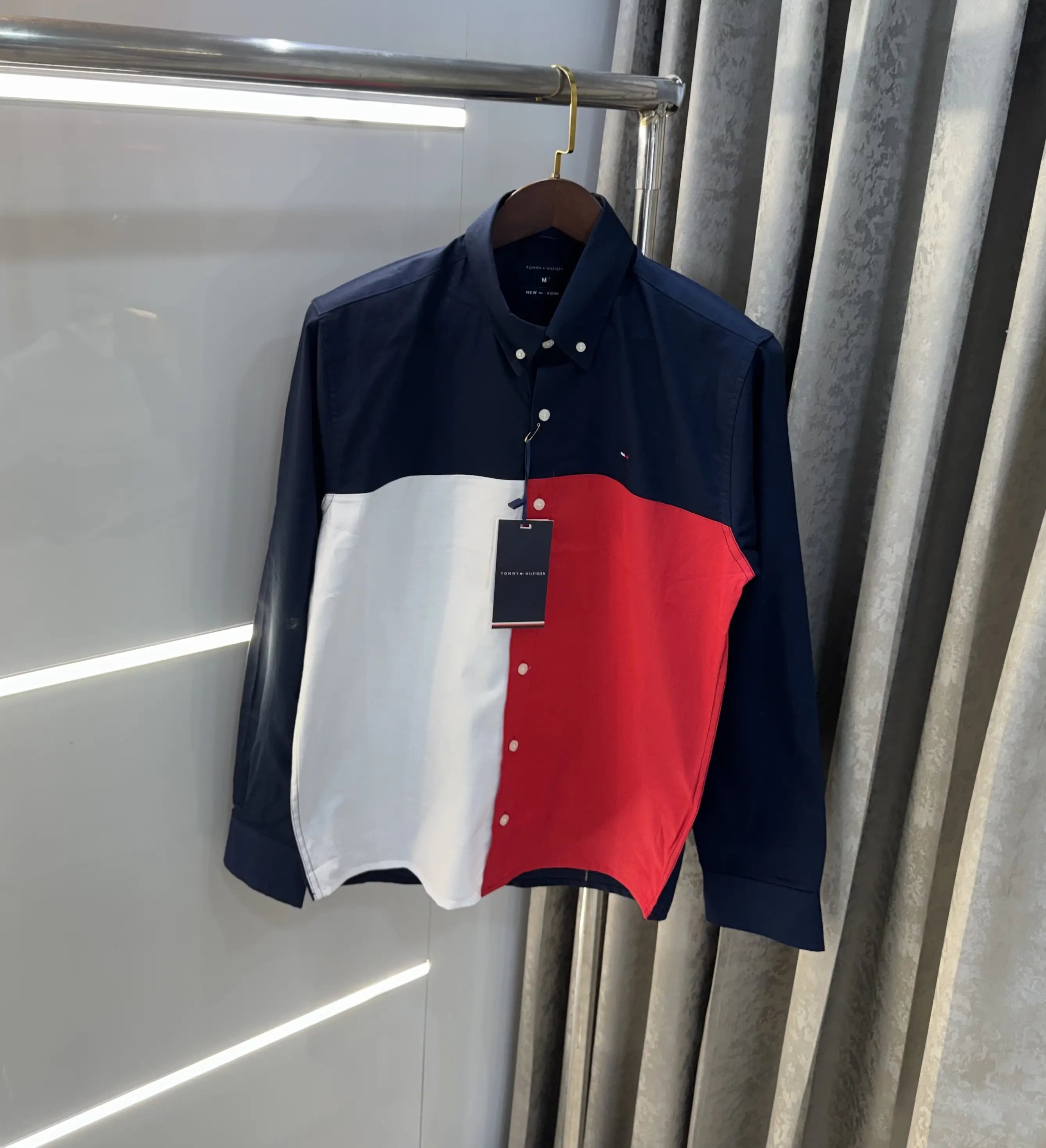 Tommy Hilfiger Navy Blue Classic Premium Shirt Secondary image