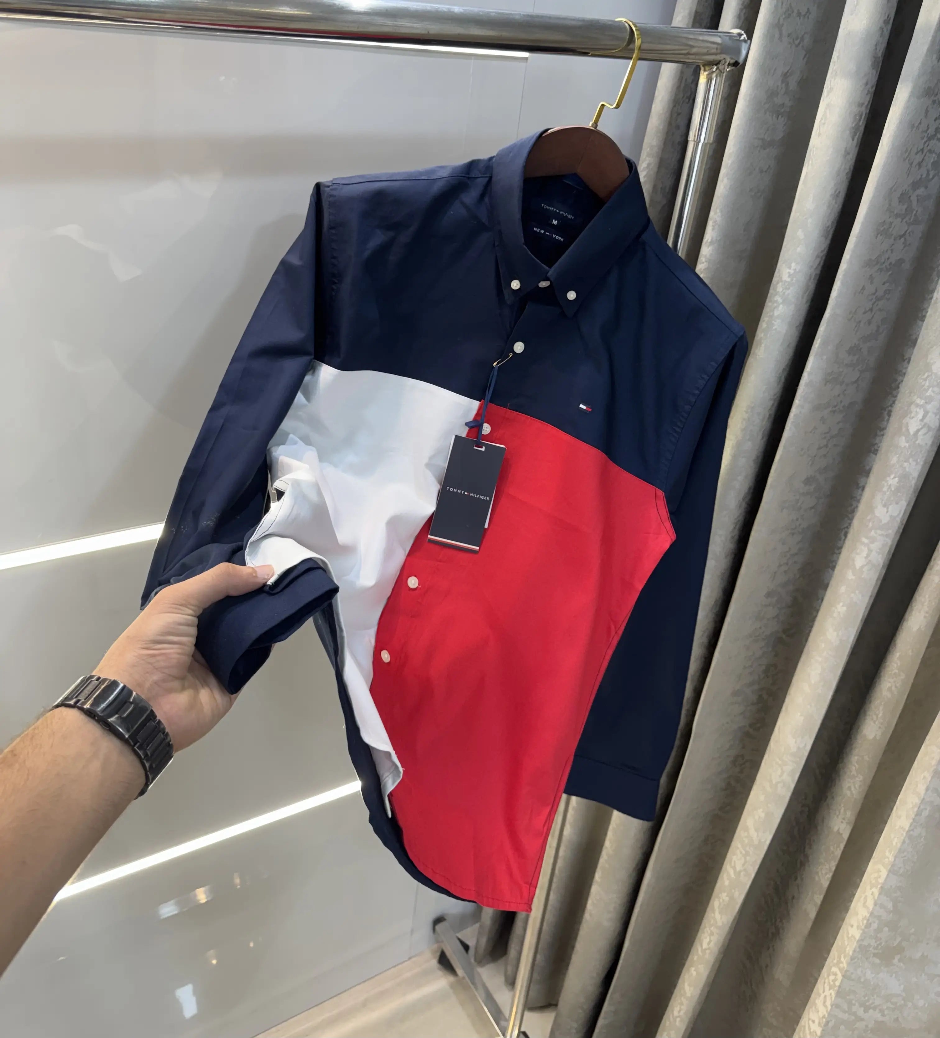 Tommy Hilfiger Navy Blue Classic Premium Shirt Main image
