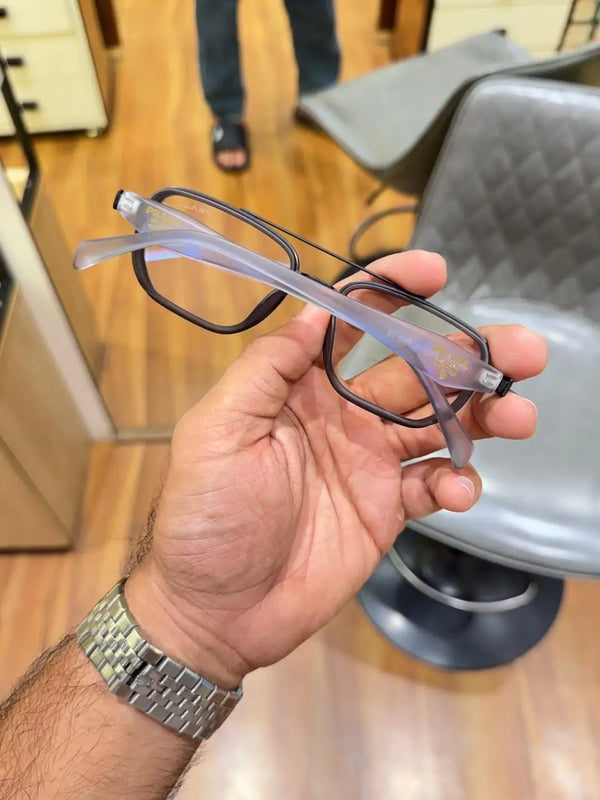 Prada 7384 grey plano