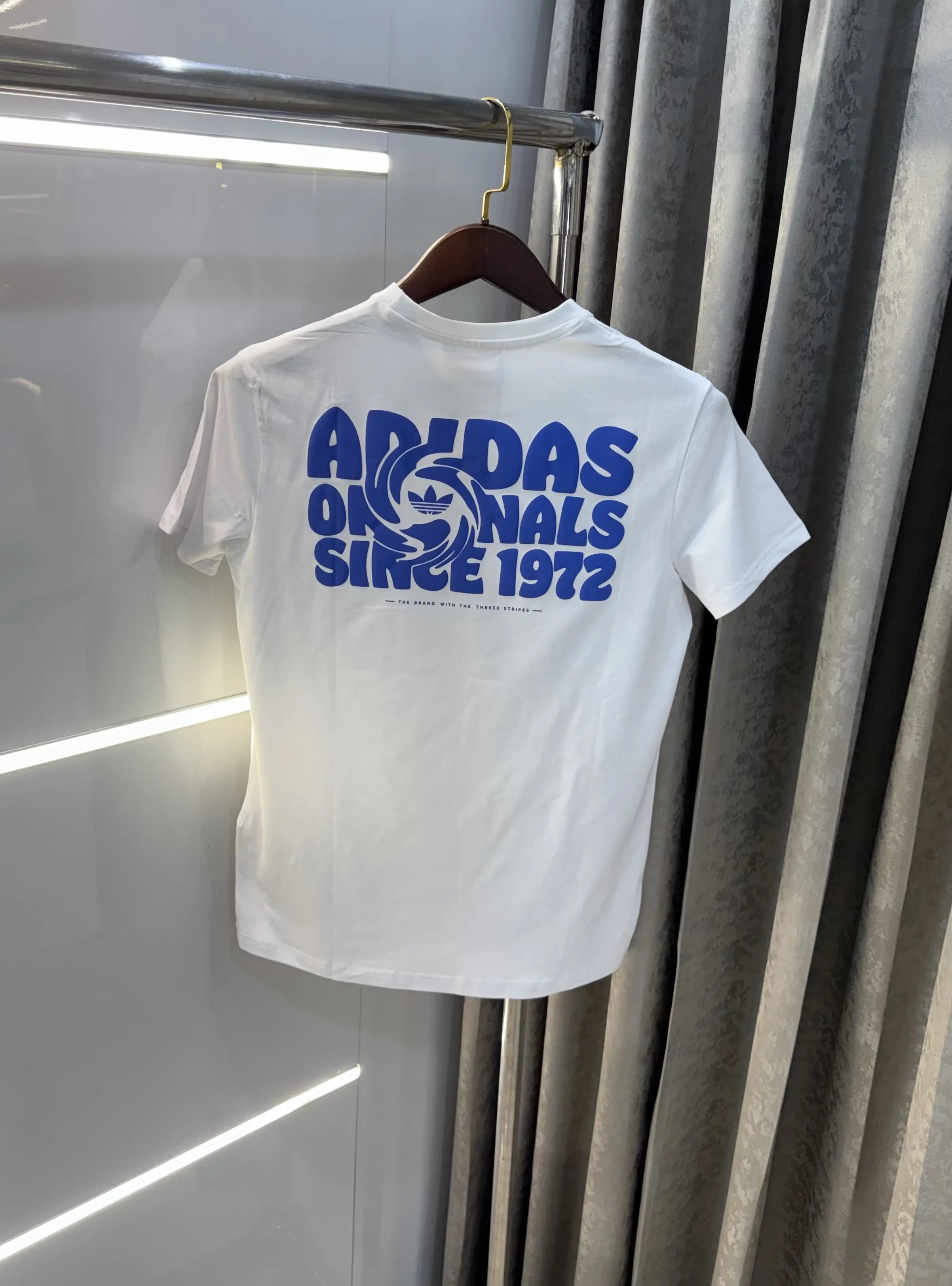 Adidas White Printed Premium Classic T-Shirt Secondary image