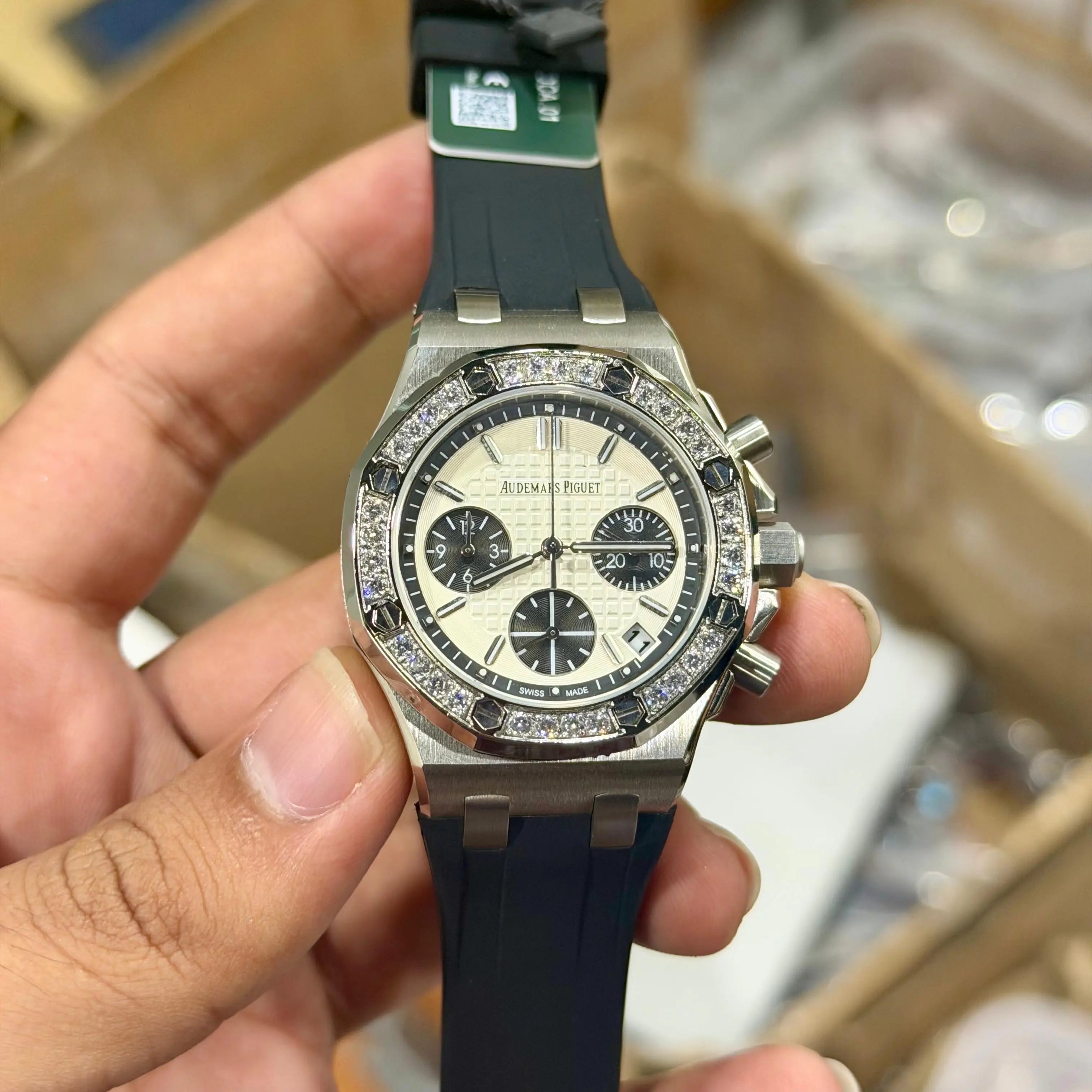Audemars Piguet Royal Oak Diamond Studd Quartz Unisex Watch Main image