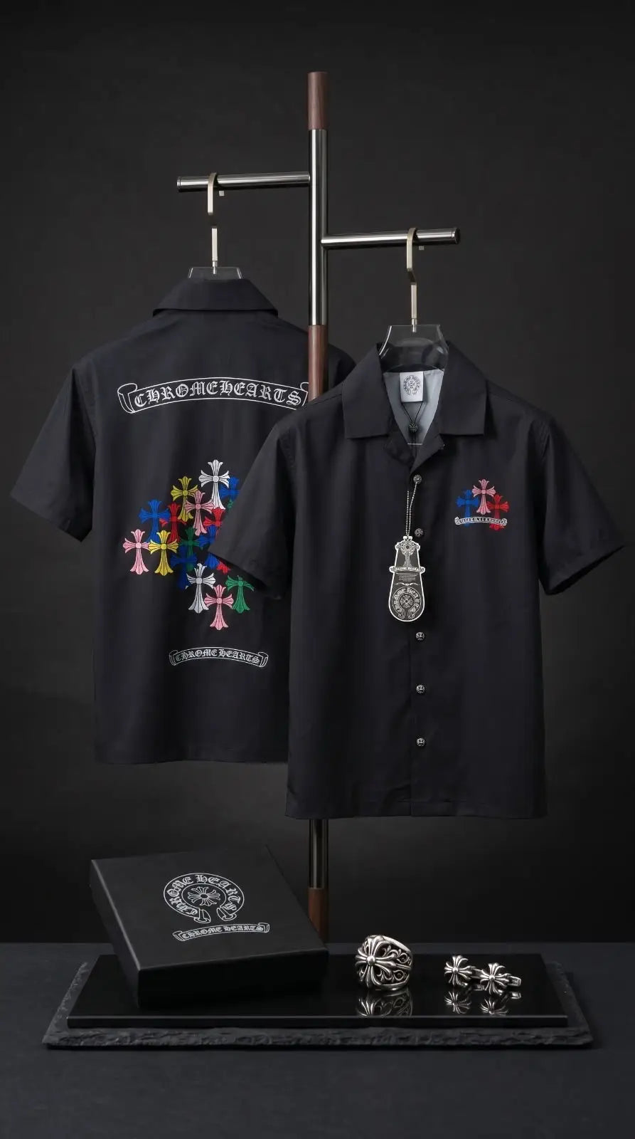 Chrome Hearts Black Designer Premium Shirt Main image
