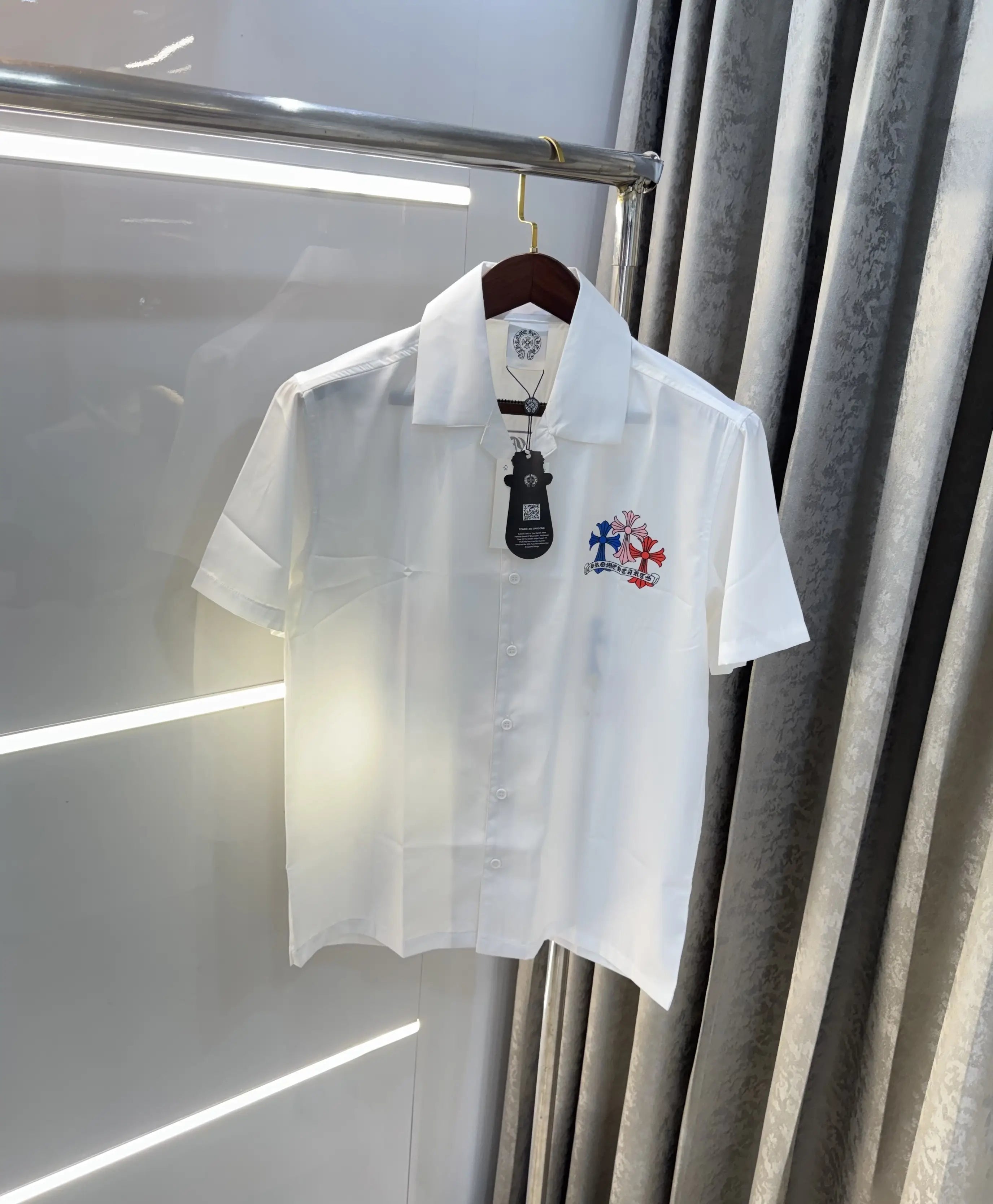 Chrome Hearts White Designer Premium Shirt Secondary image