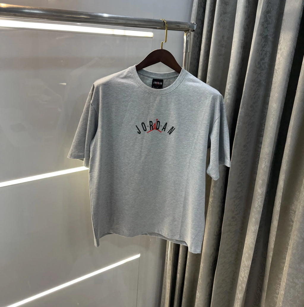 Air Jordan Grey Back Print Imported Oversized T-Shirt