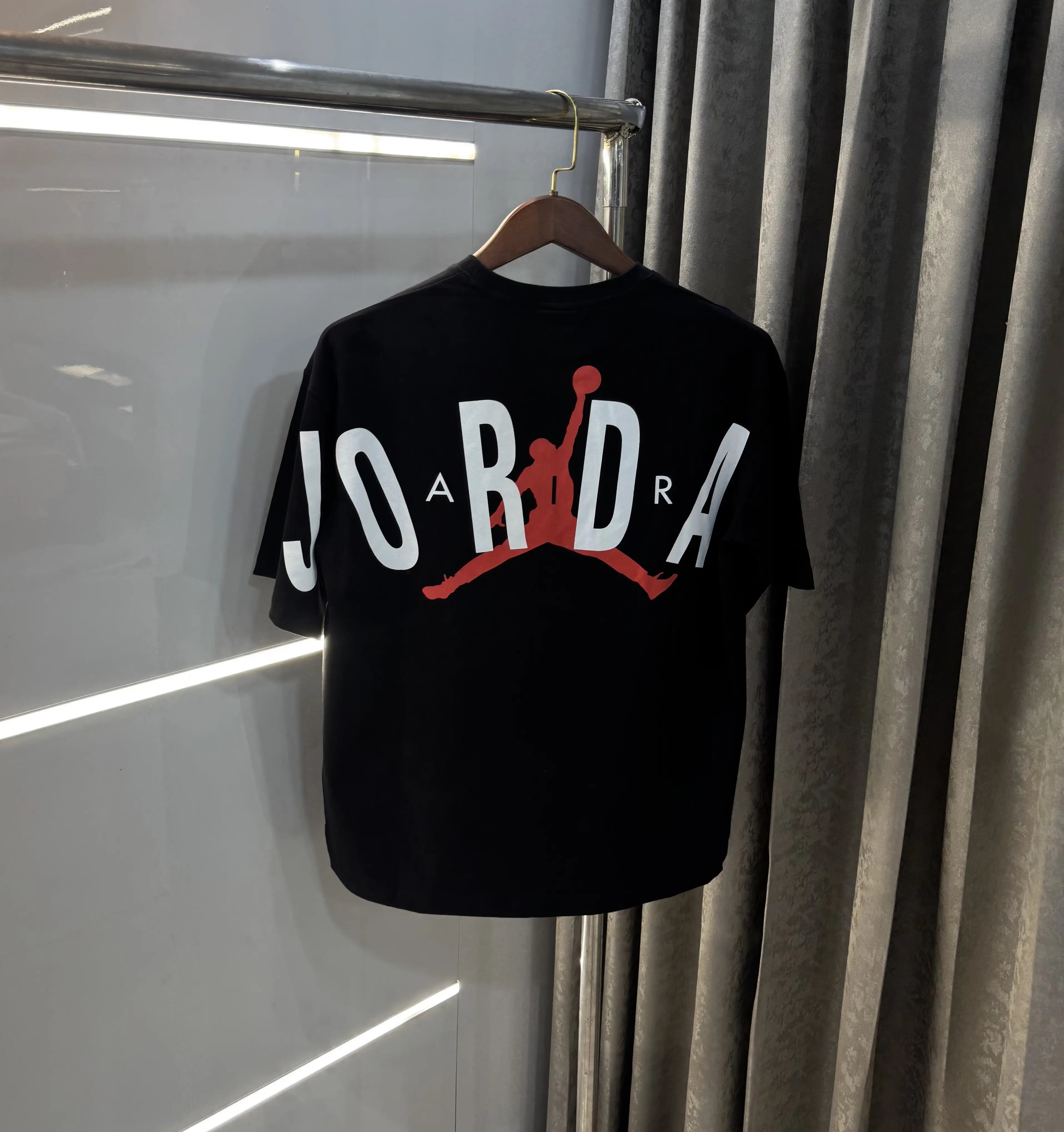 Air Jordan Black Back Print Imported Oversized T-Shirt Main image