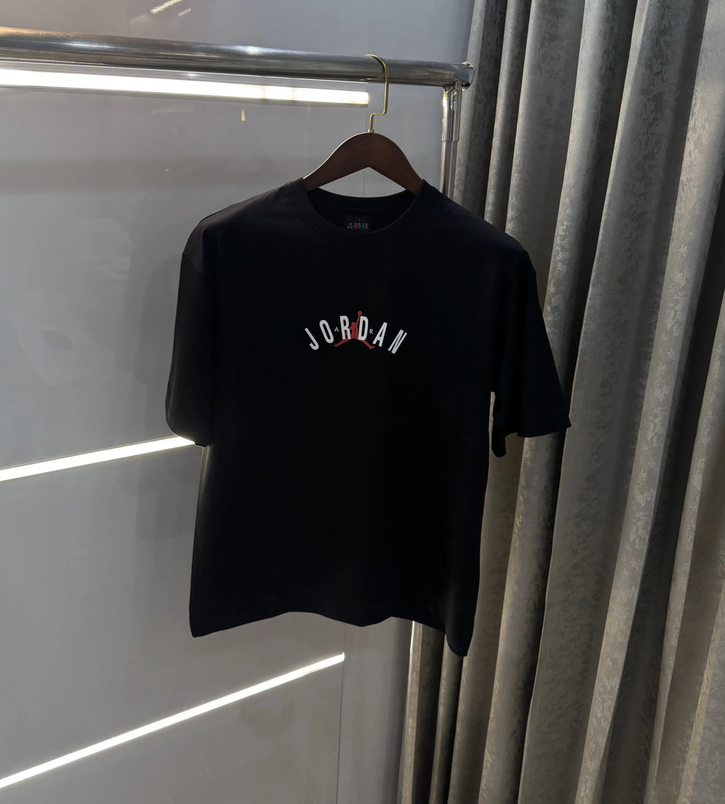 Air Jordan Black Back Print Imported Oversized T-Shirt