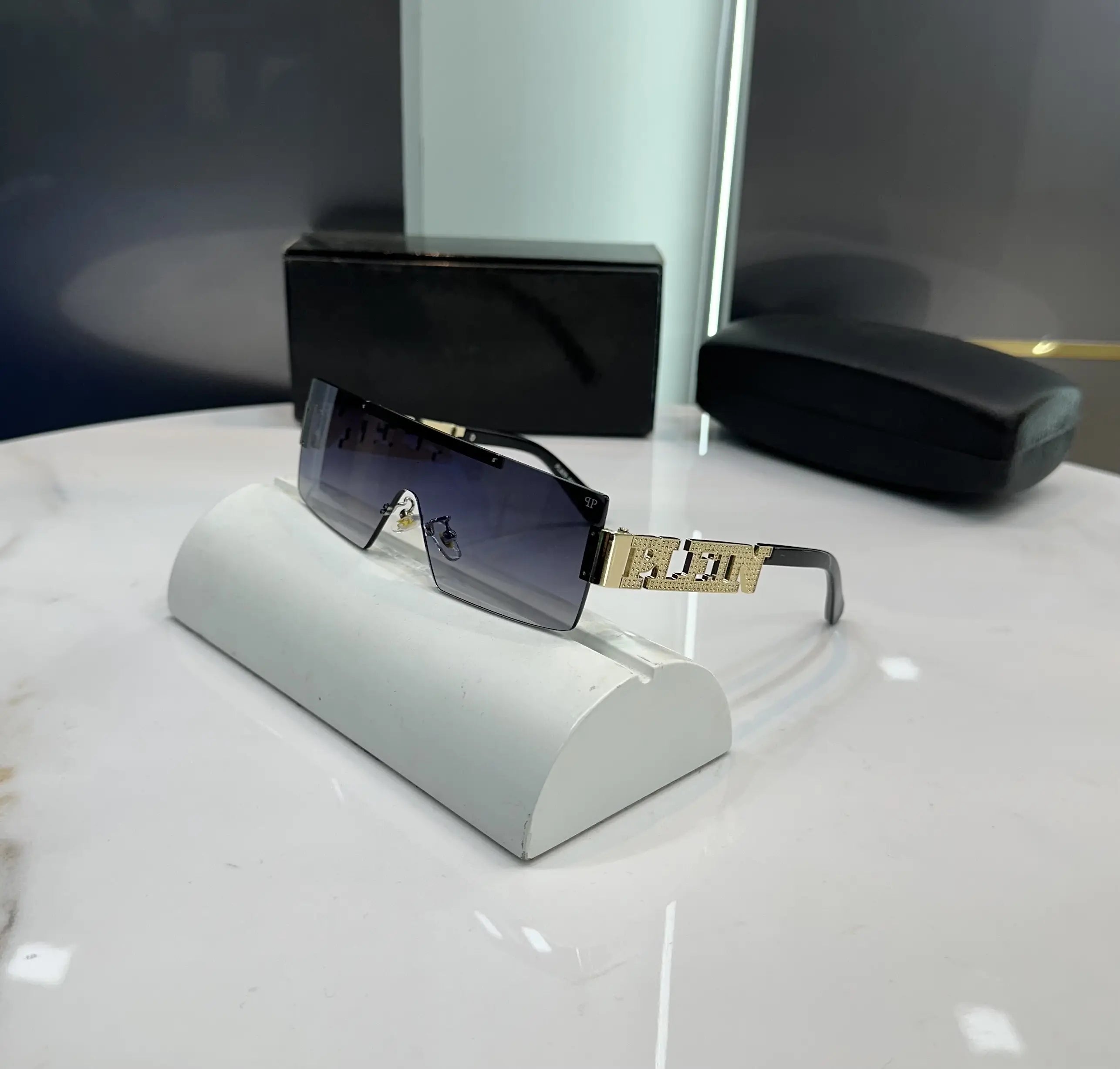 Philipp Plein Diamond Black Shaded Lens 735 Main image