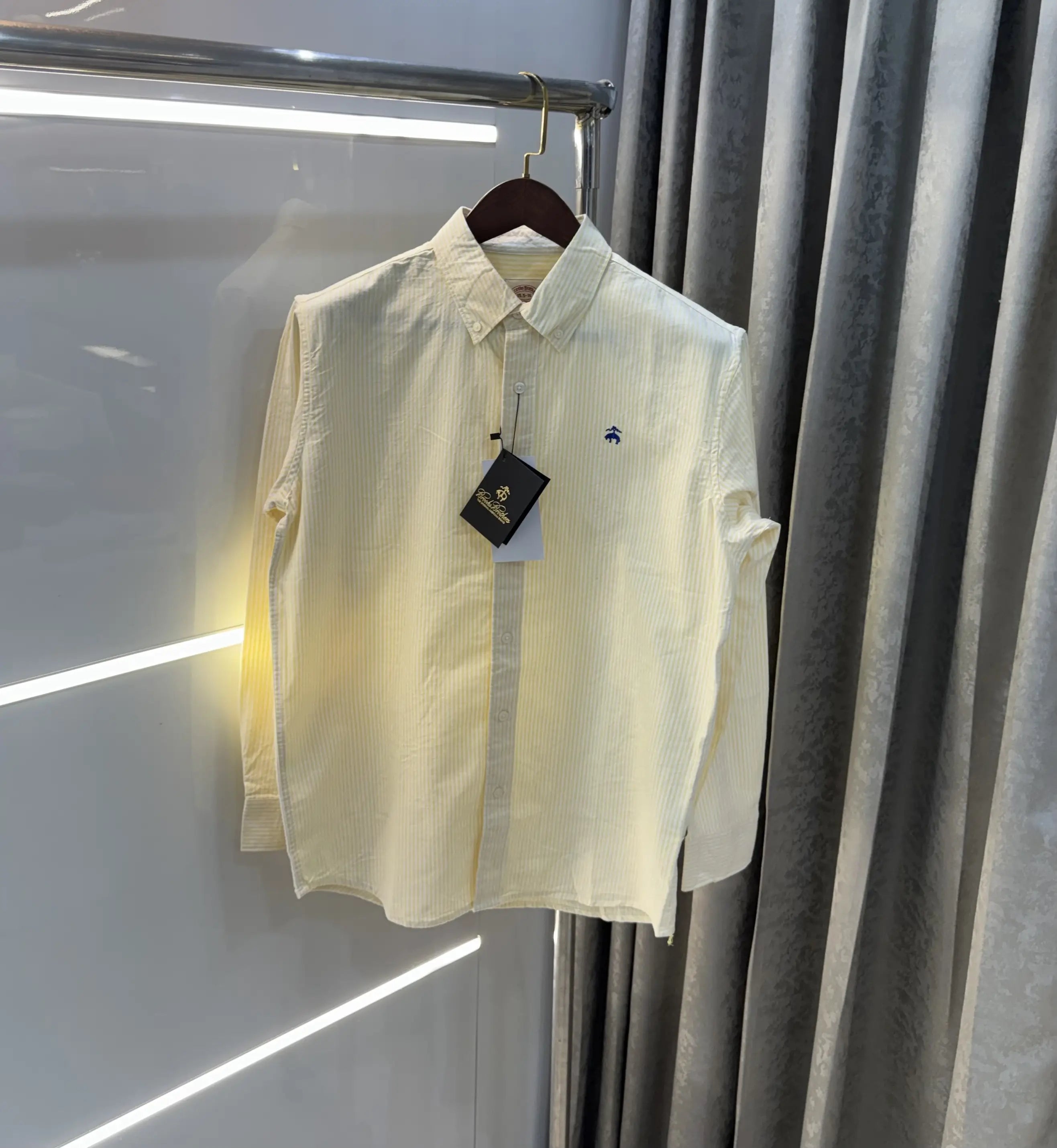 Brooks Brother Yellow Oxford Premium Shirt Main image