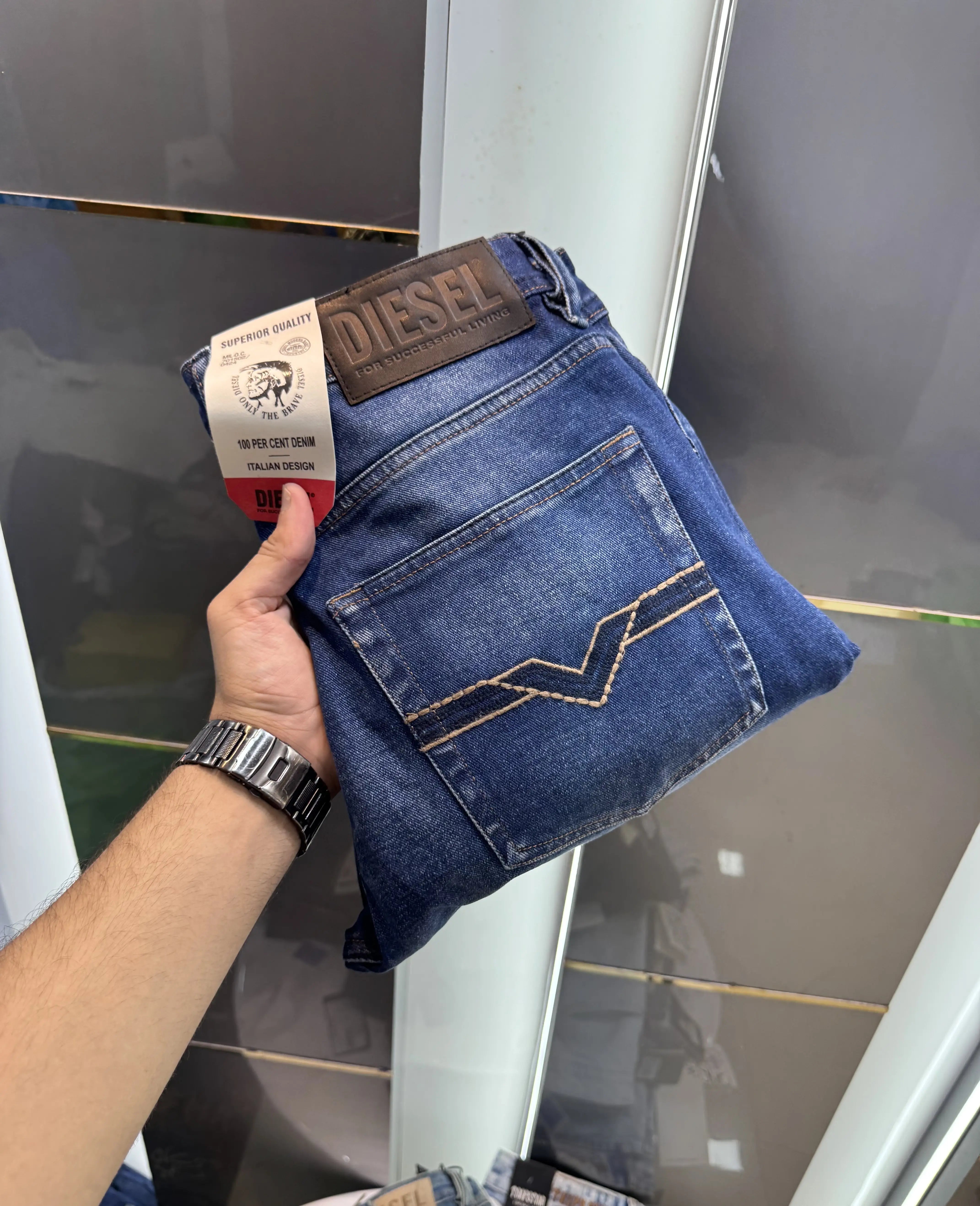 Diesel Blue Imported Premium Denim Secondary image