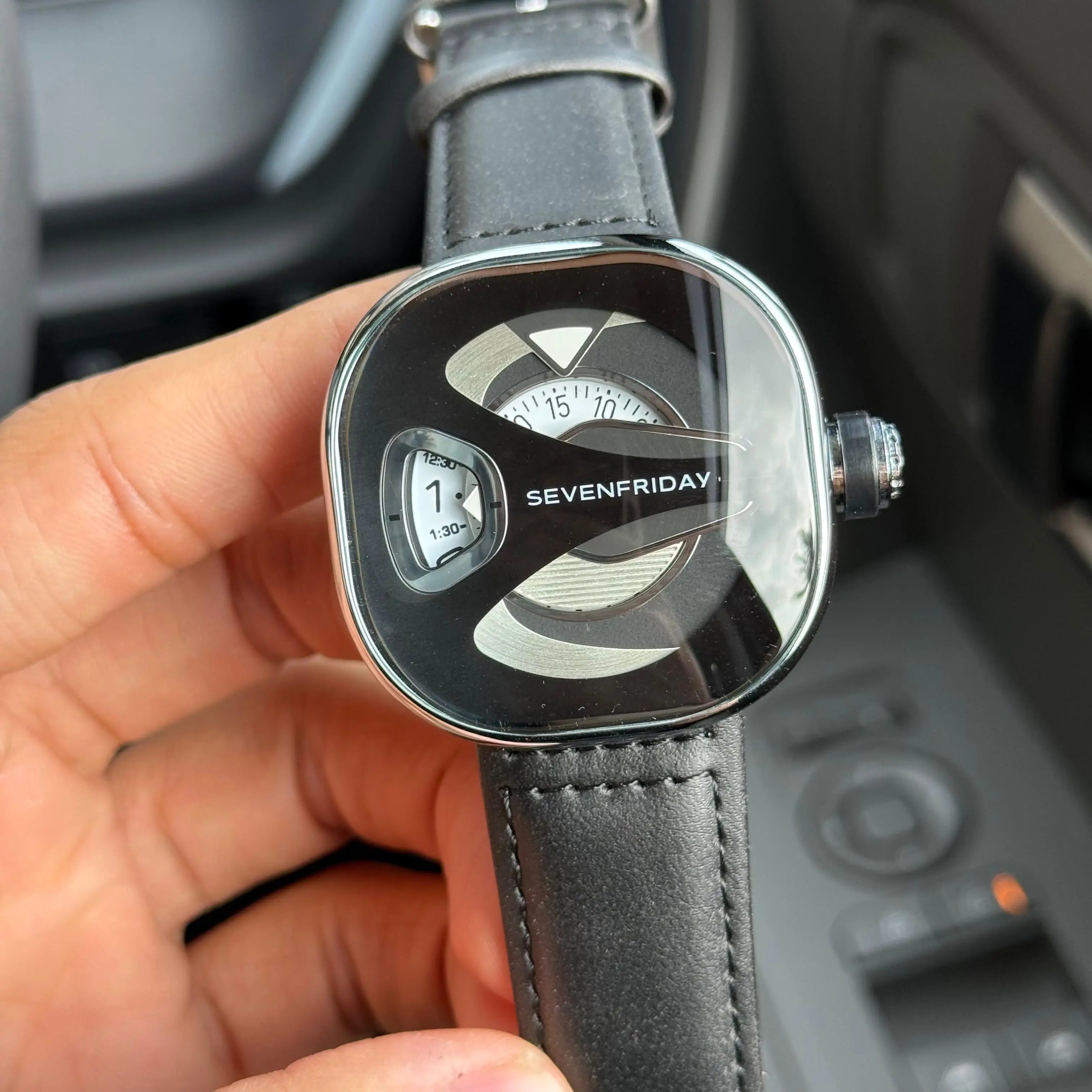 Seven Friday ME Series Leather Silver Black Main image