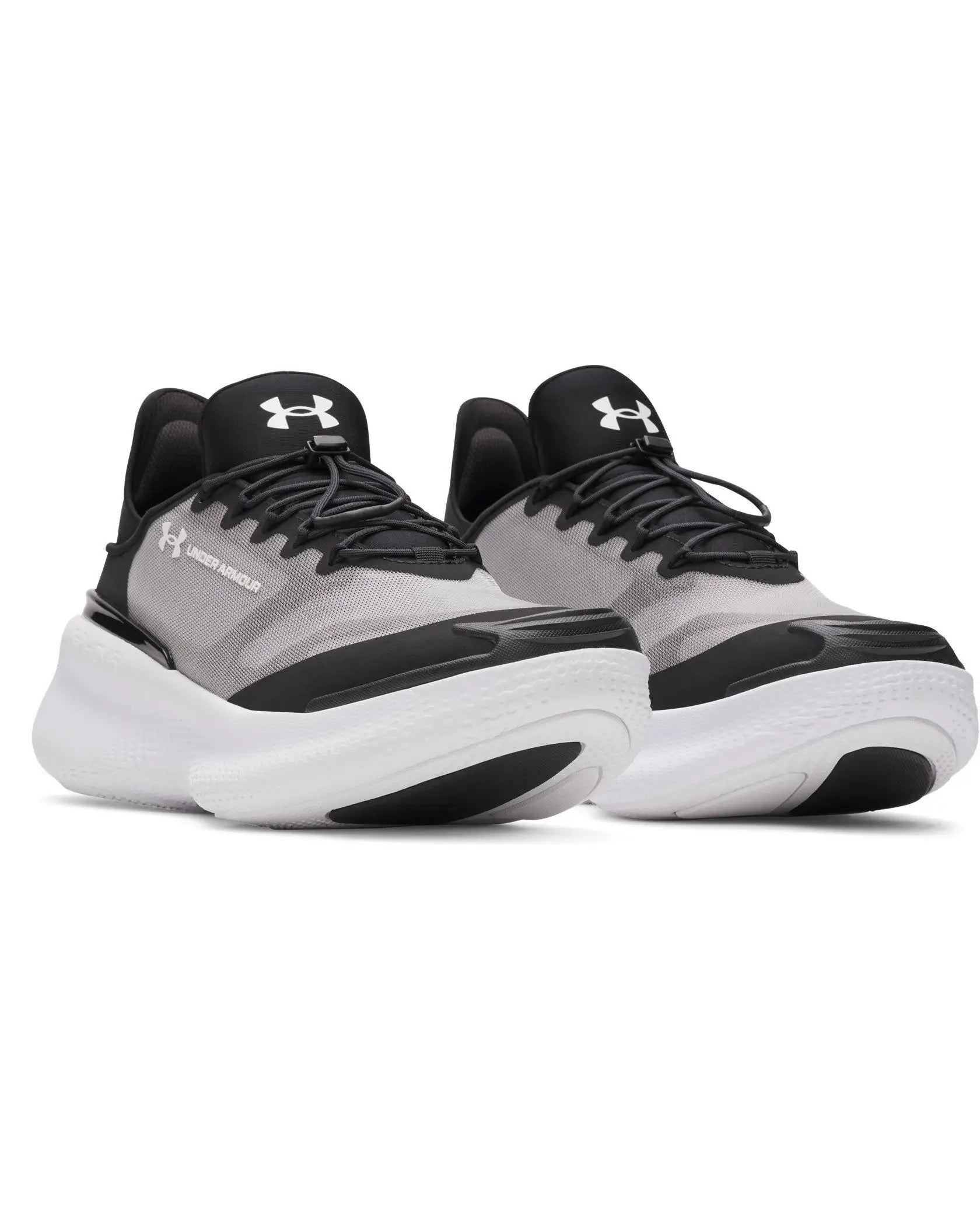 UNDER ARMOUR NOVA SLIP SPEED BLACK/WHITE Secondary image