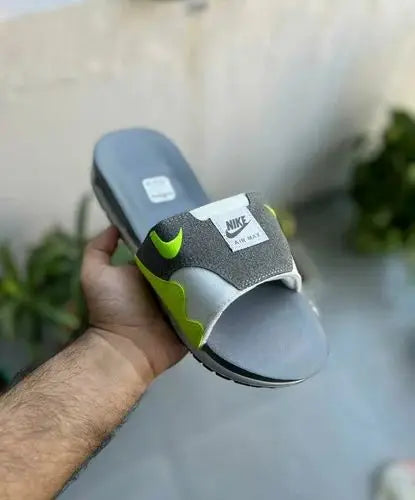 Nike Airmax 1 Premium Grey Green Flip Flop Main image