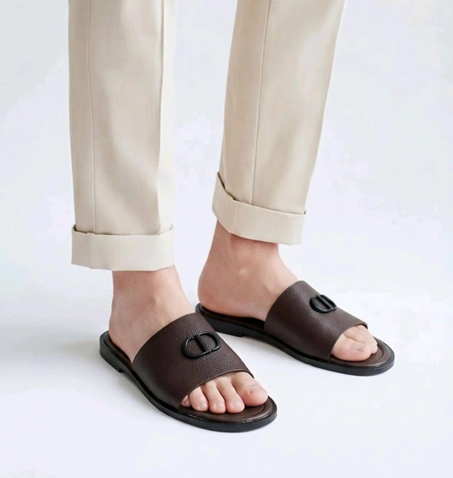 Dior_CD Brown Premium Slide