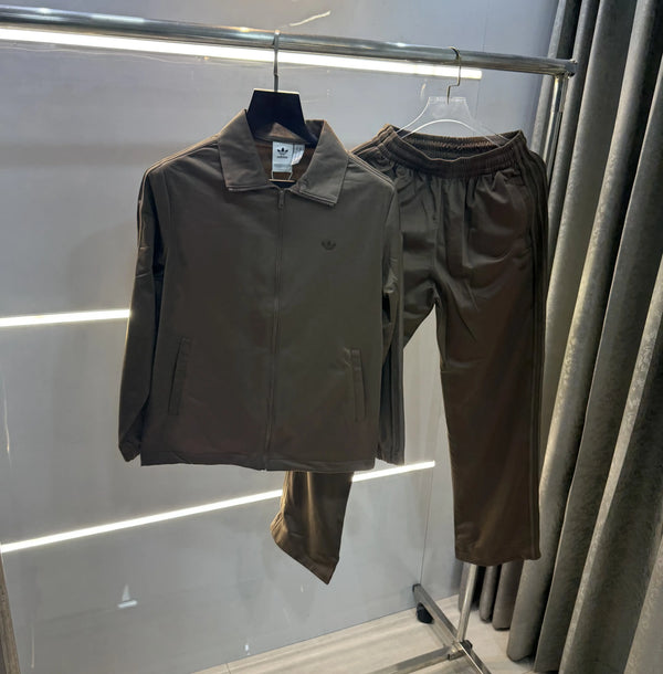 Adida s Brown Logo Work Premium Tracksuit