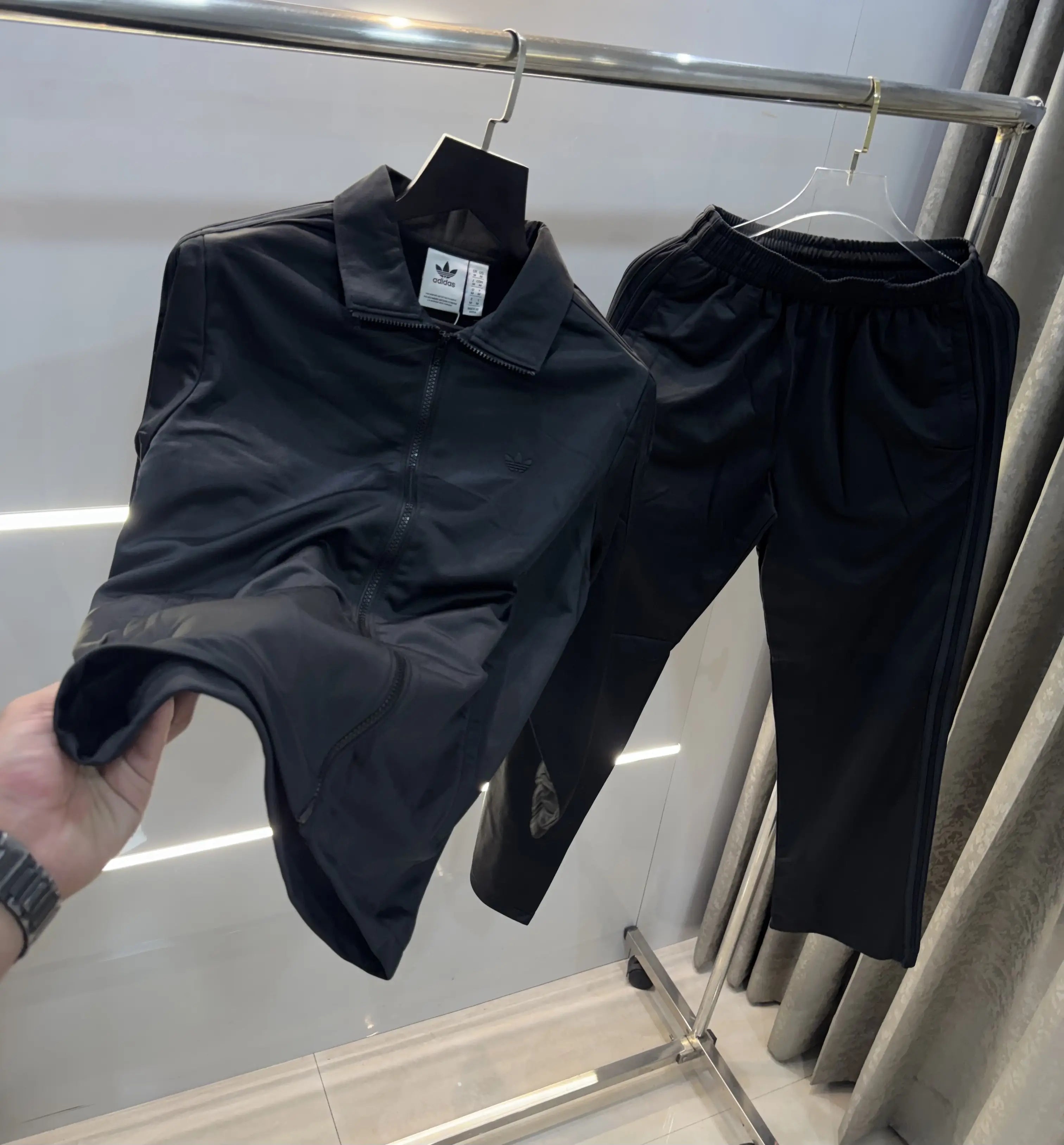 Adida s Black Logo Work Premium Tracksuit Secondary image