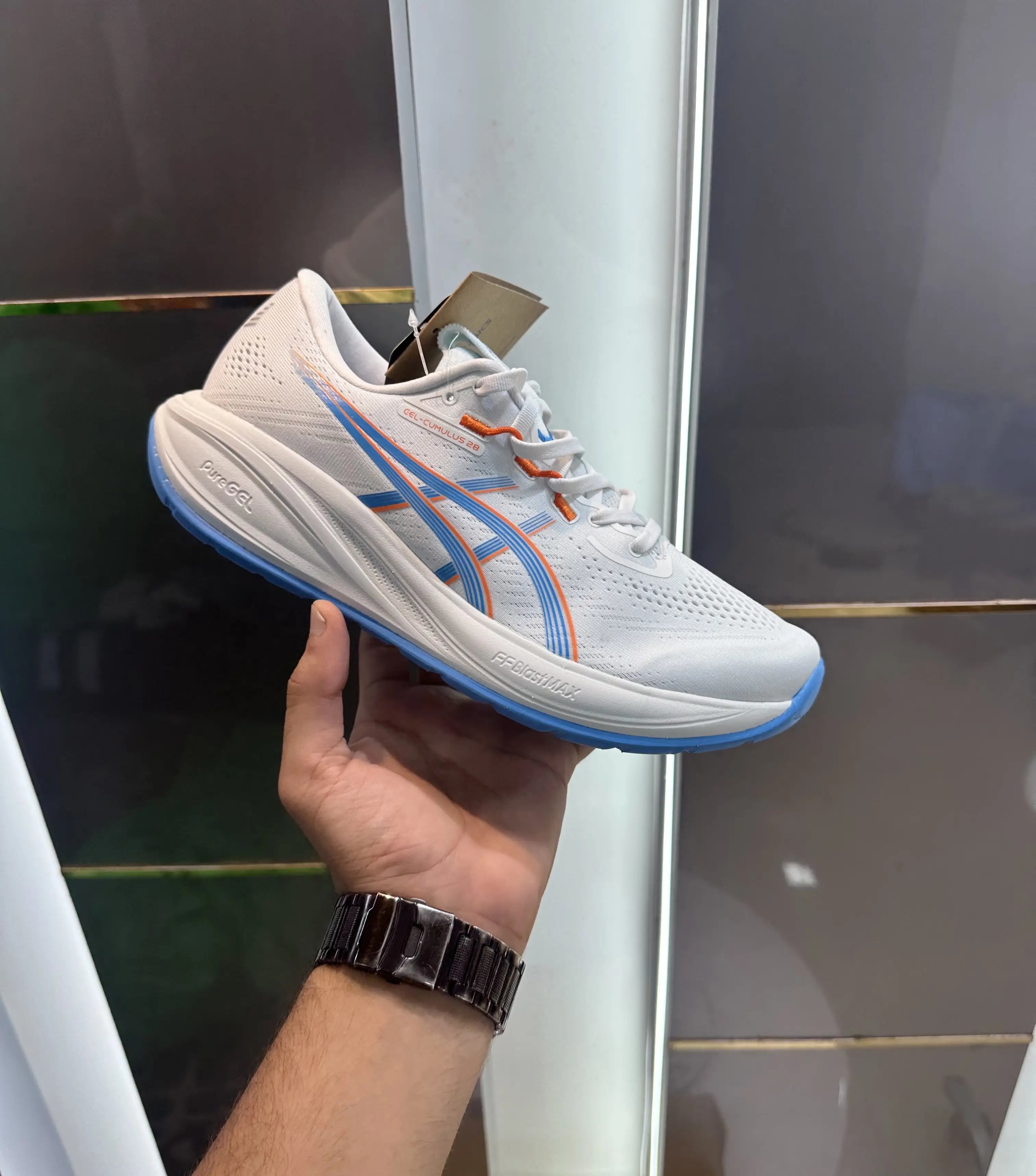 Asics_Gel Cumulus 28 Arctic Blue Shoes