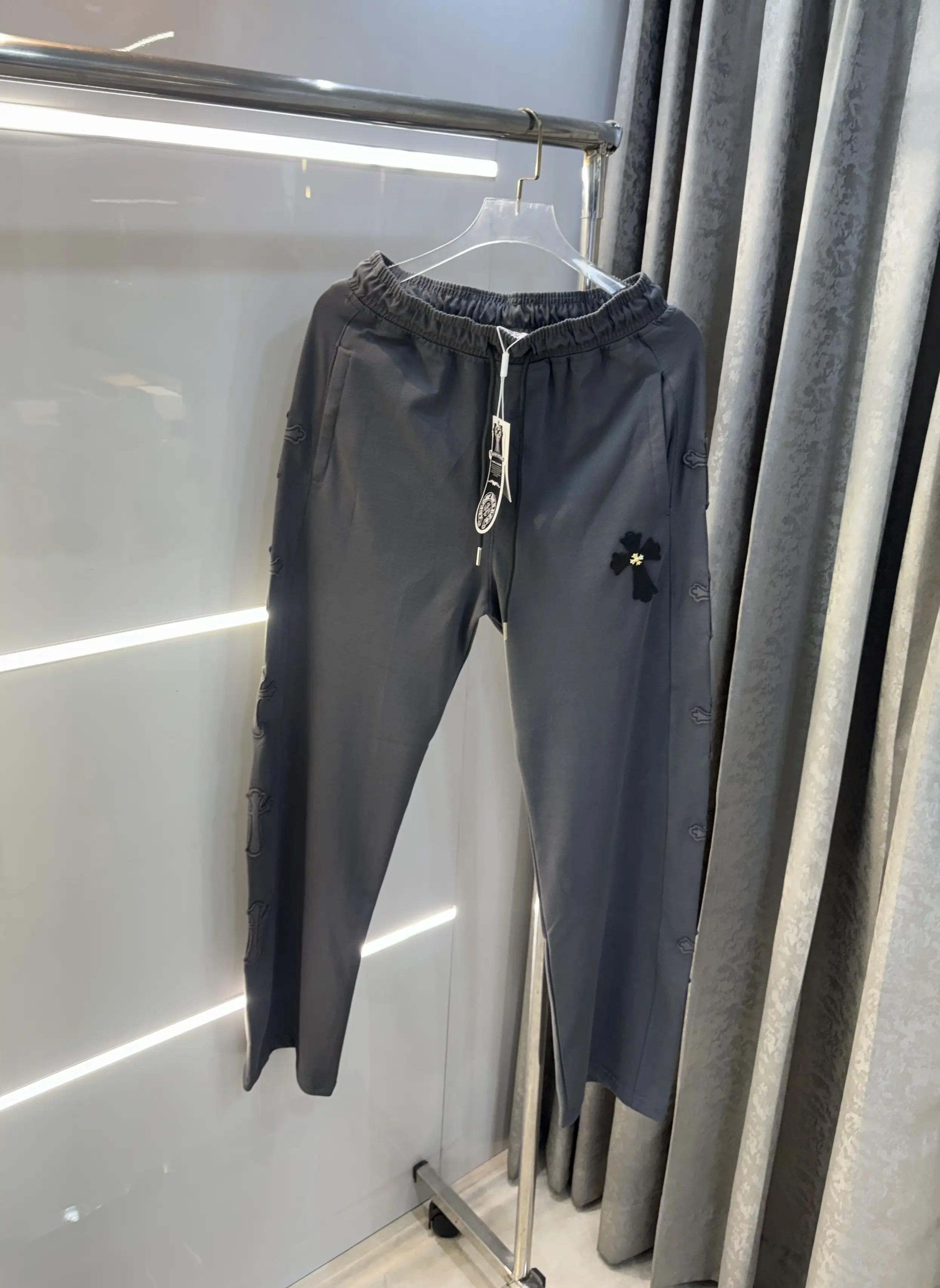 Chrome Hearts Dark Grey Logo Work Premium Trackpant Main image
