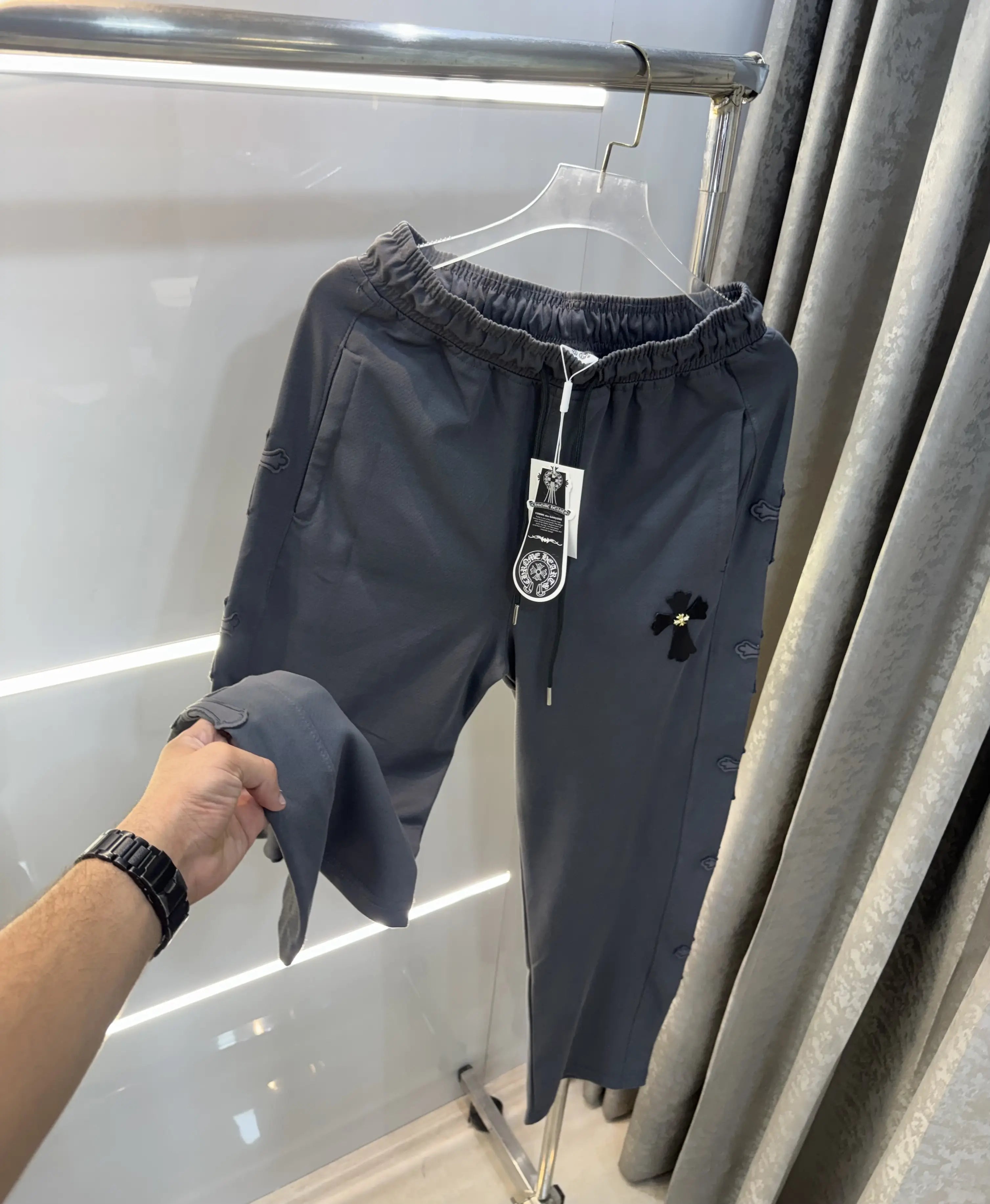 Chrome Hearts Dark Grey Logo Work Premium Trackpant Secondary image
