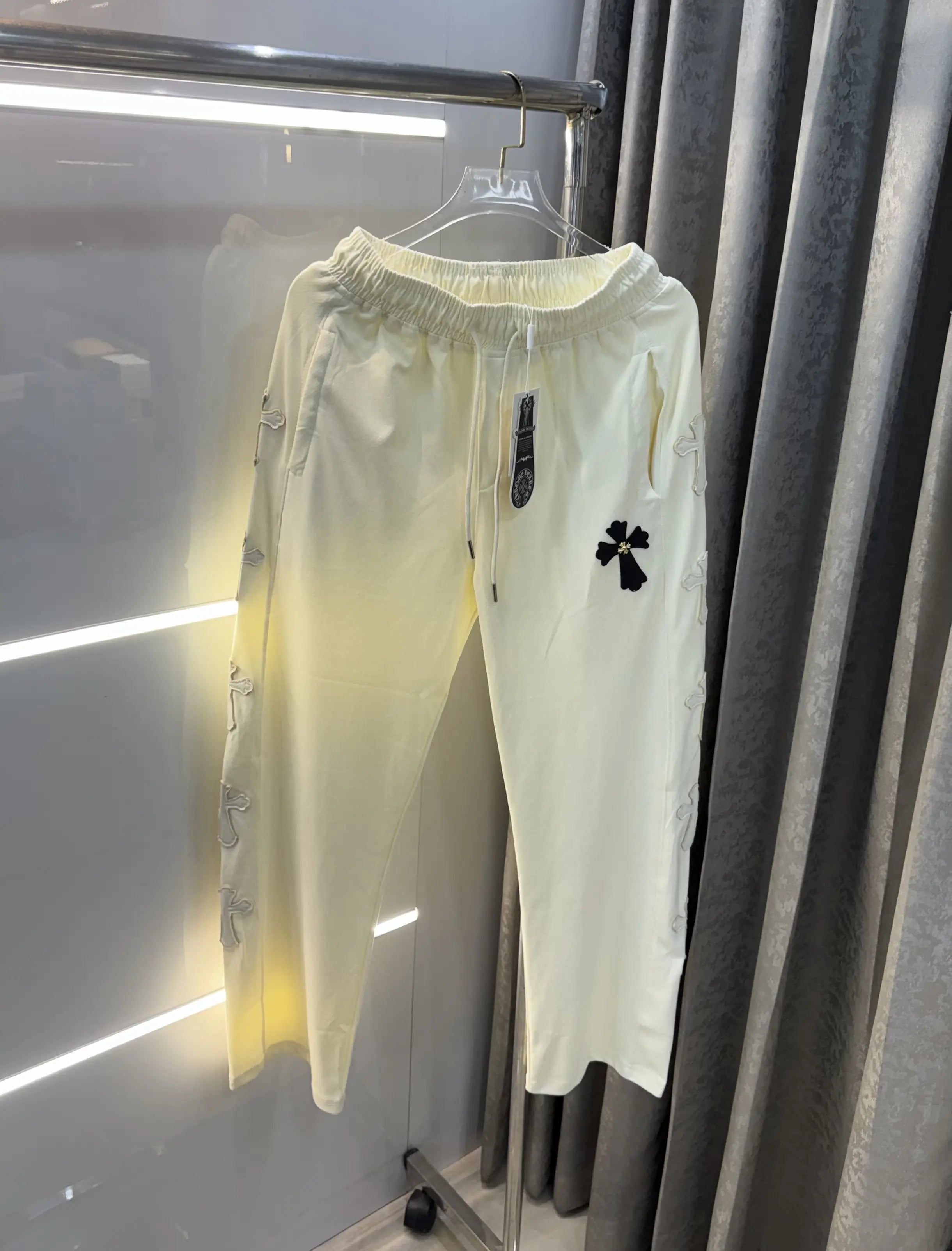Chrome Hearts Cream Logo Work Premium Trackpant Main image