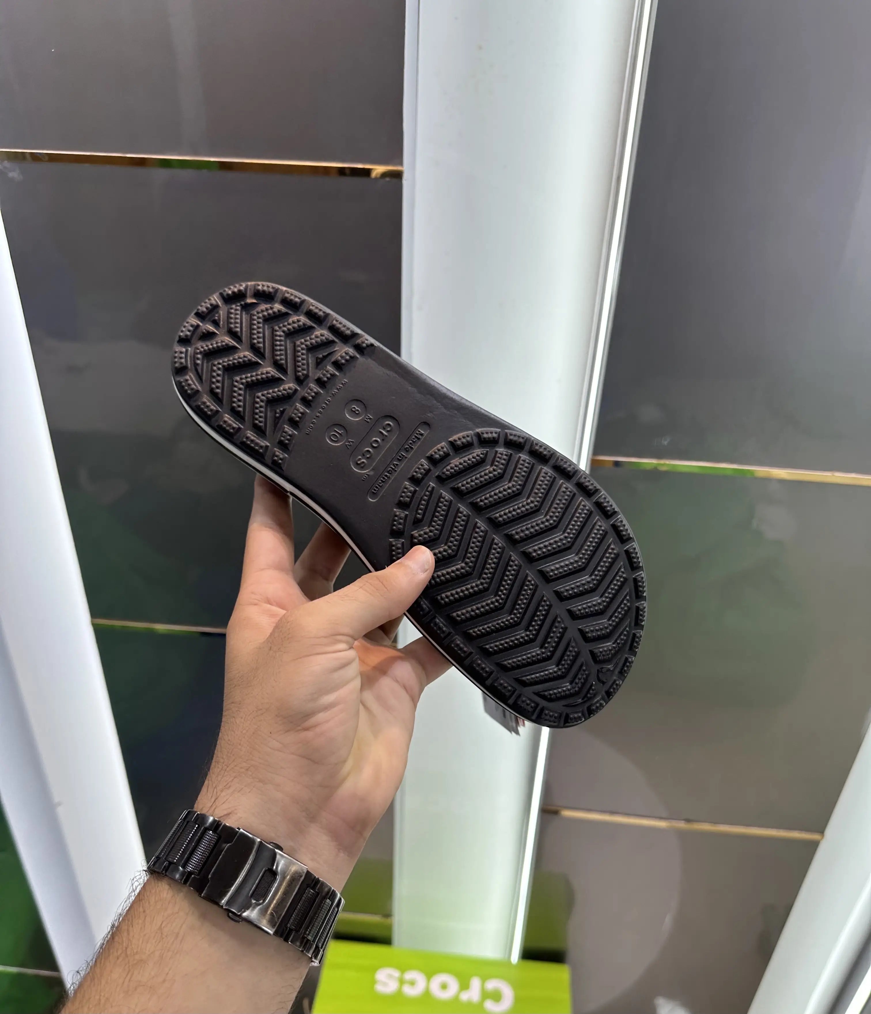 Crocs_Bayaband Black Slipper Secondary image