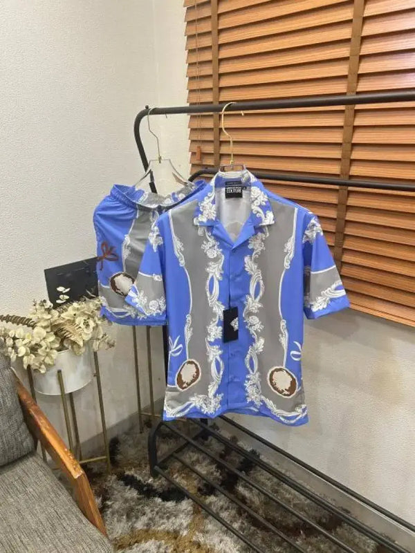 Versac_e Couture Imported Printed Extra Premium Cord Set (DN 523)