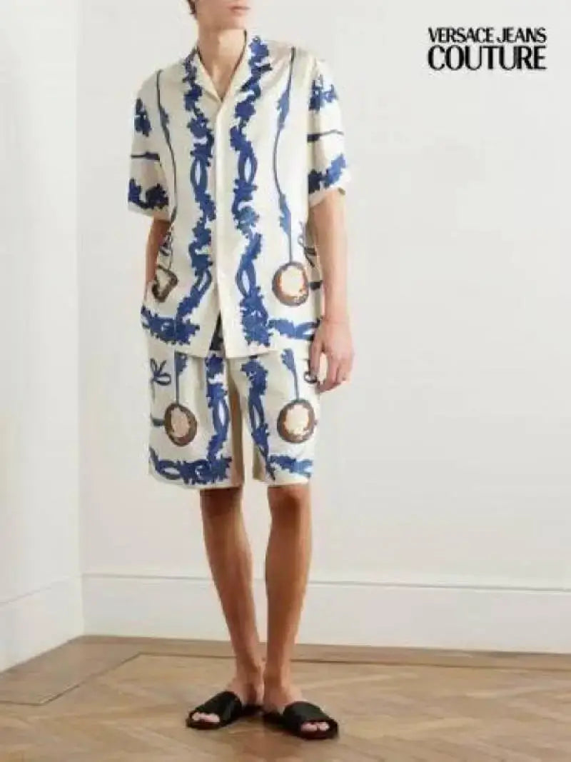 Versac_e Couture Imported Printed Extra Premium Cord Set (DN 523) Main image