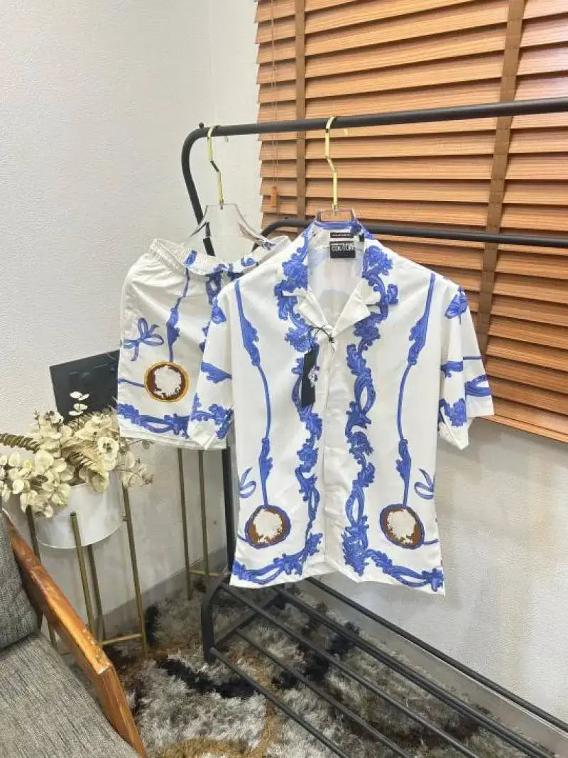Versac_e Couture Imported Printed Extra Premium Cord Set (DN 523)