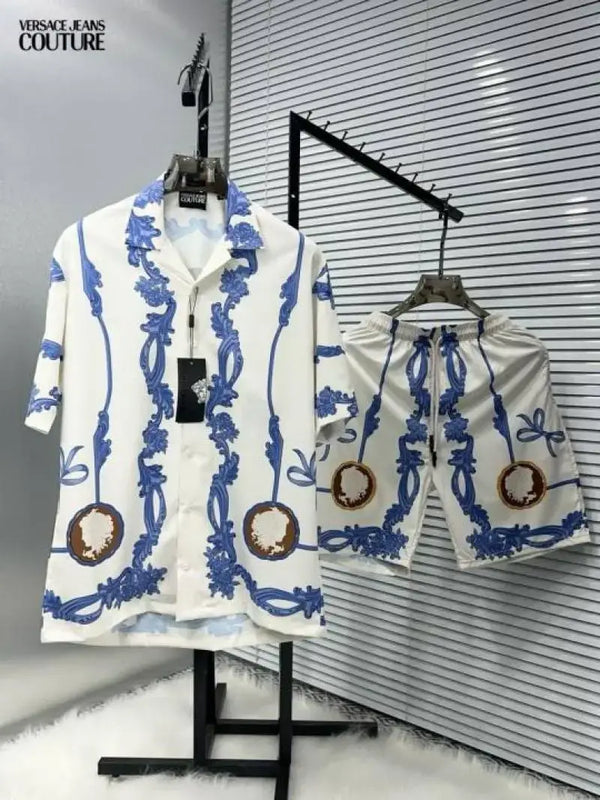 Versac_e Couture Imported Printed Extra Premium Cord Set (DN 523)