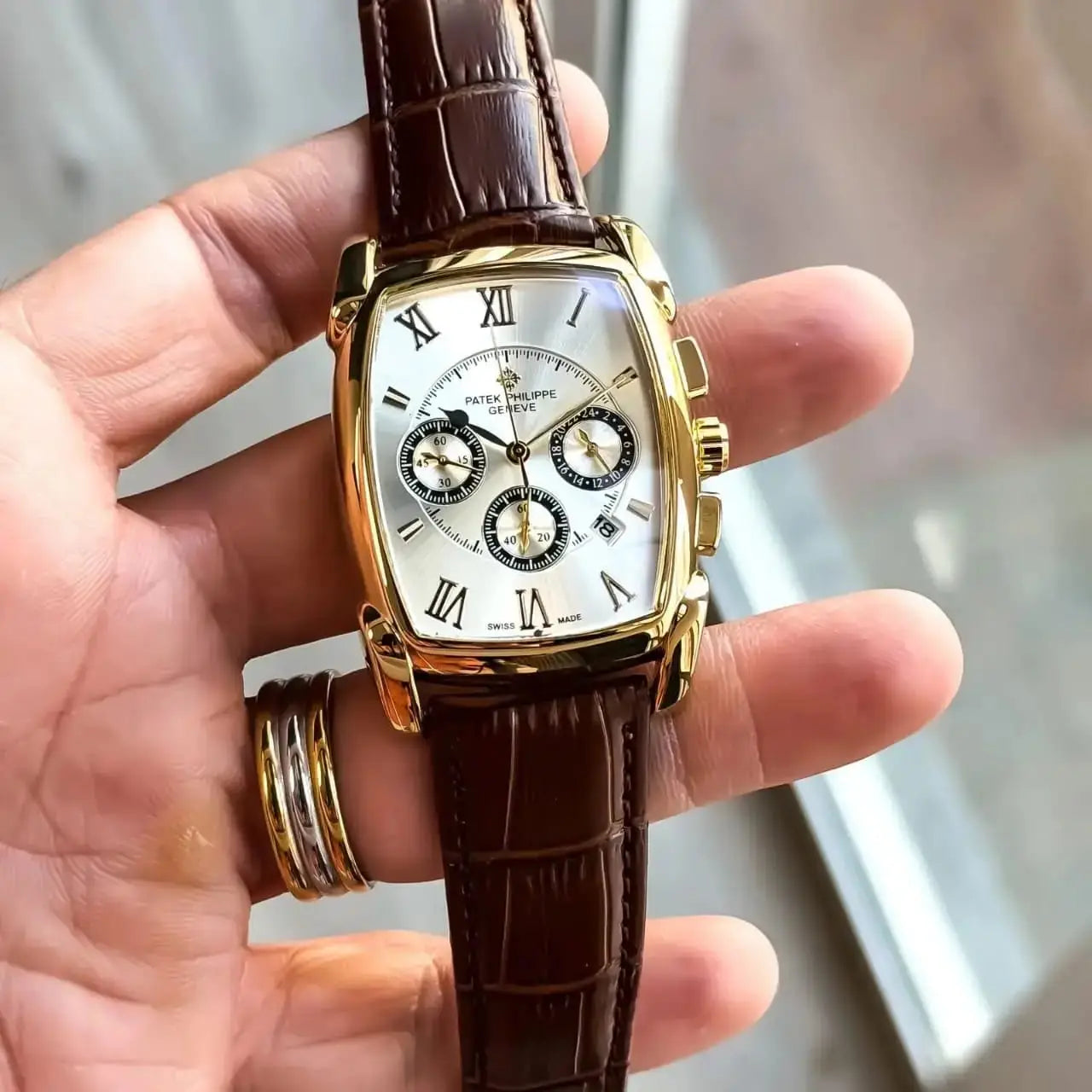 Patek Phillip Brown Rose Gold