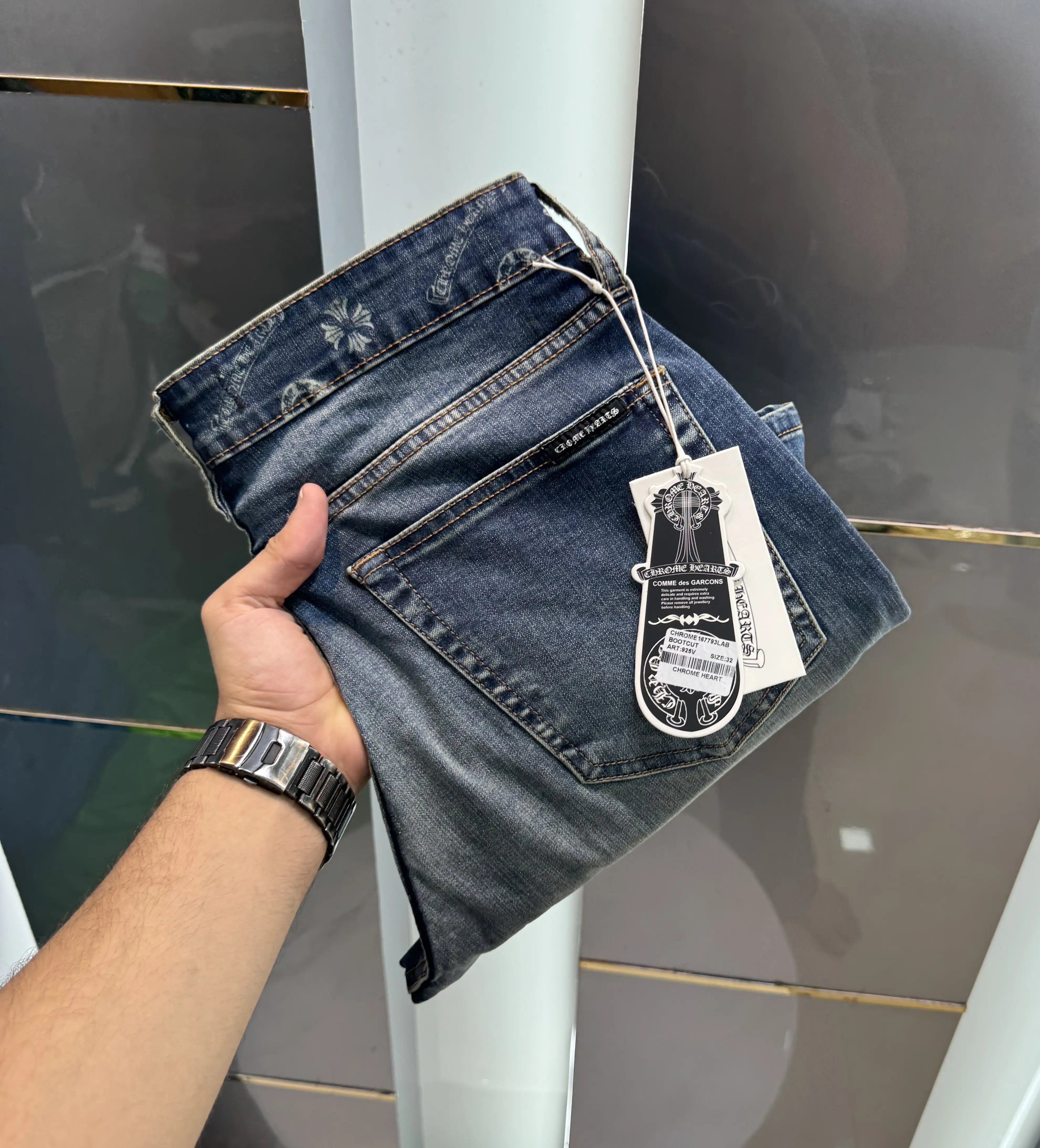 Chrome Hearts Light Greenish Imported Premium Denim Main image